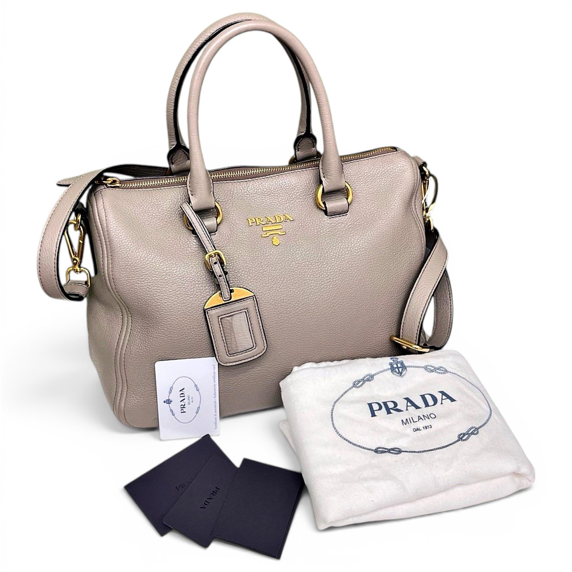 Aimée leather bowling bag