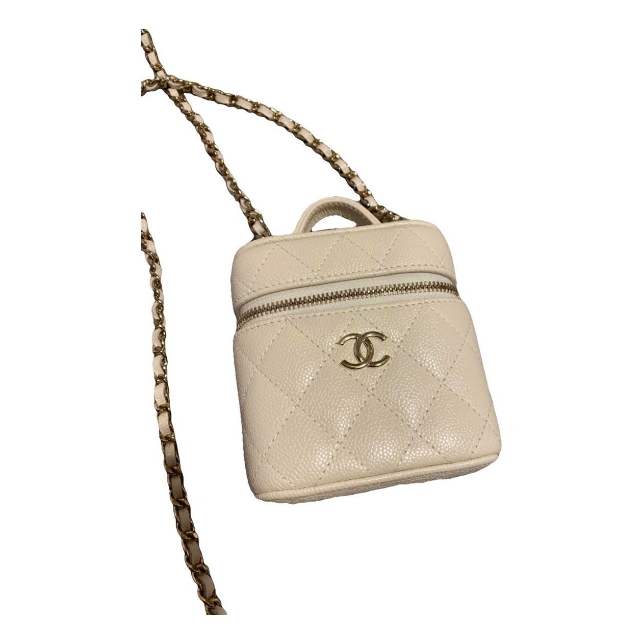 Trendy CC Vanity leather handbag