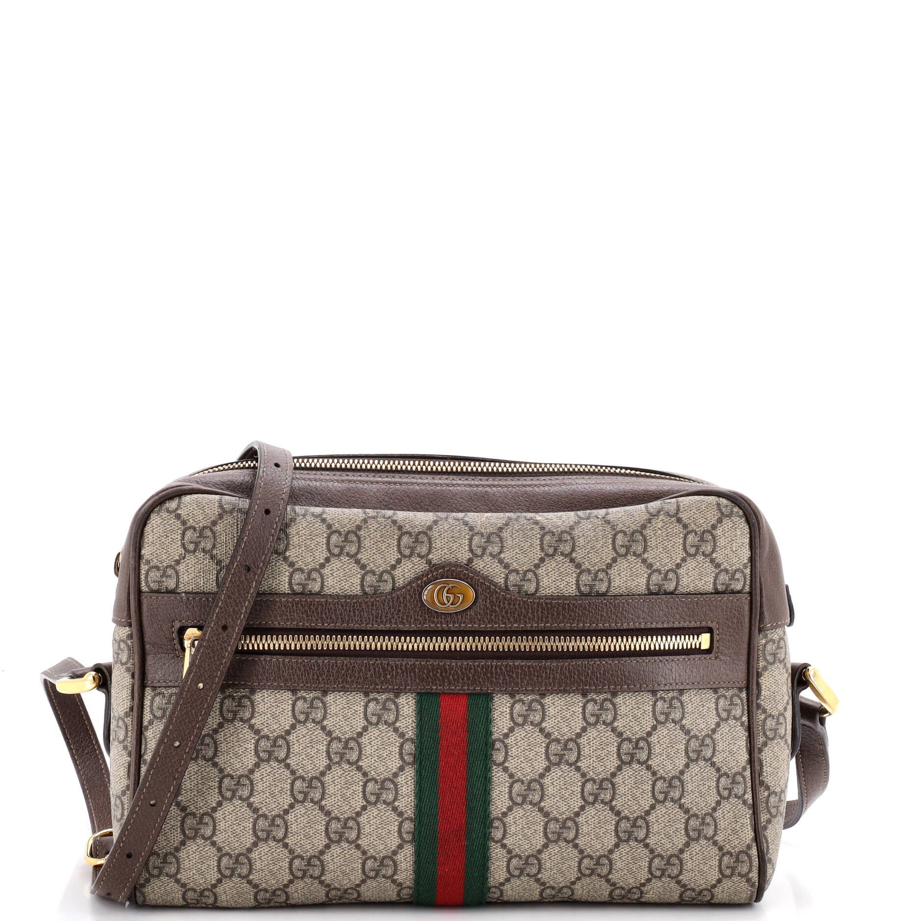 Ophidia Shoulder Bag GG Coated Canvas Small
