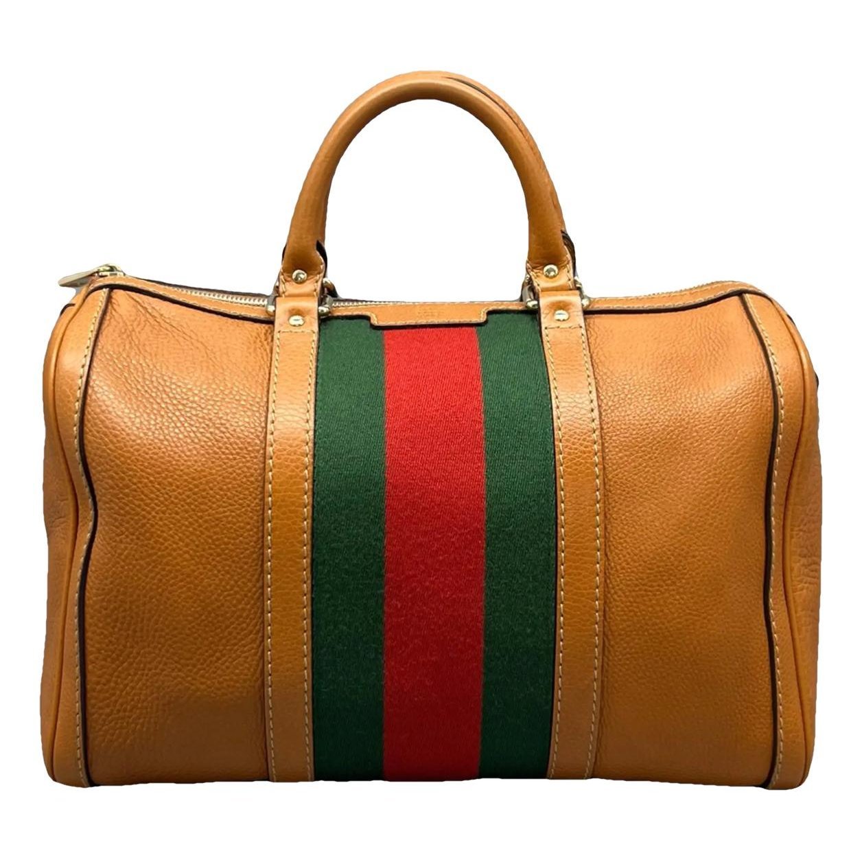 Ophidia Boston leather handbag