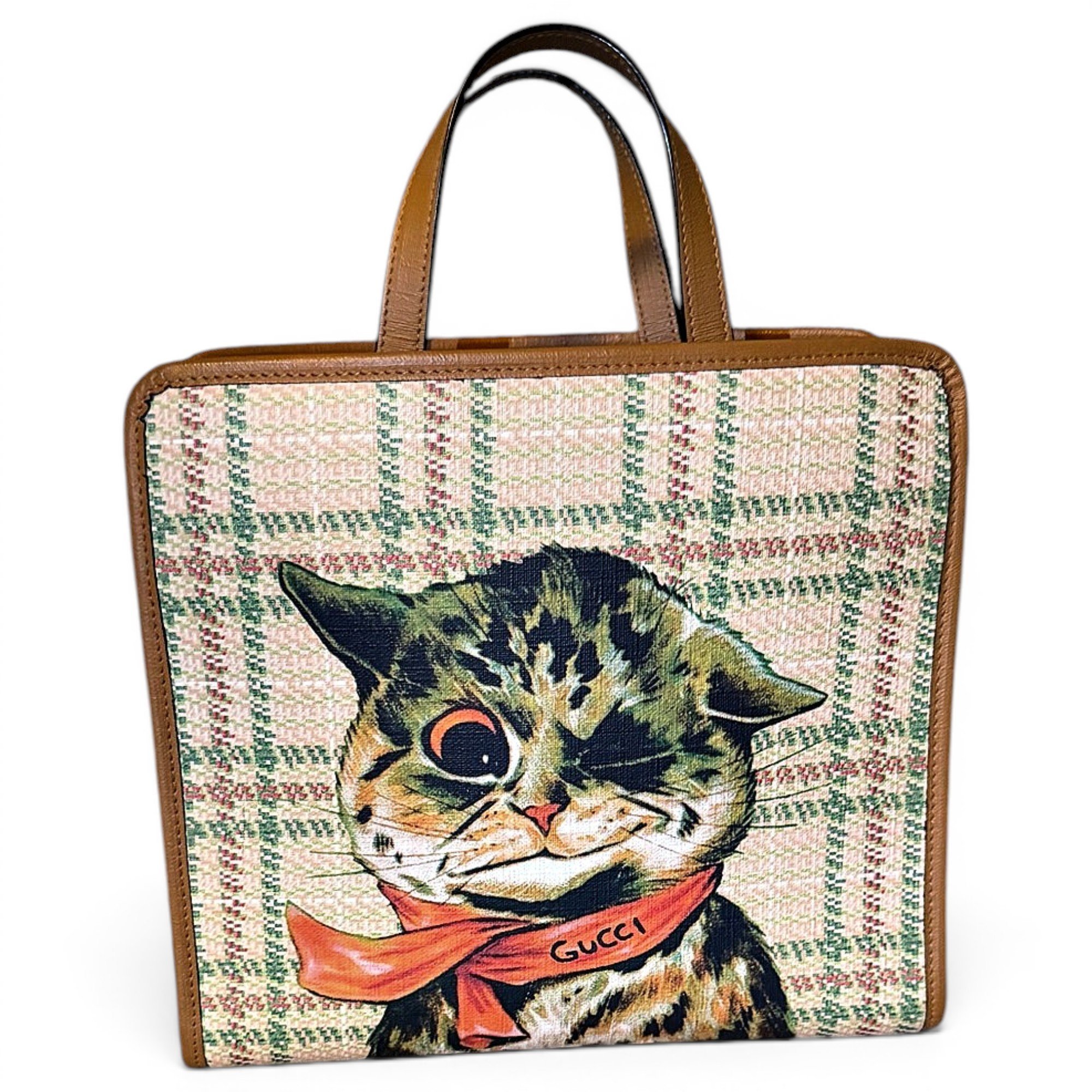 Leather tote