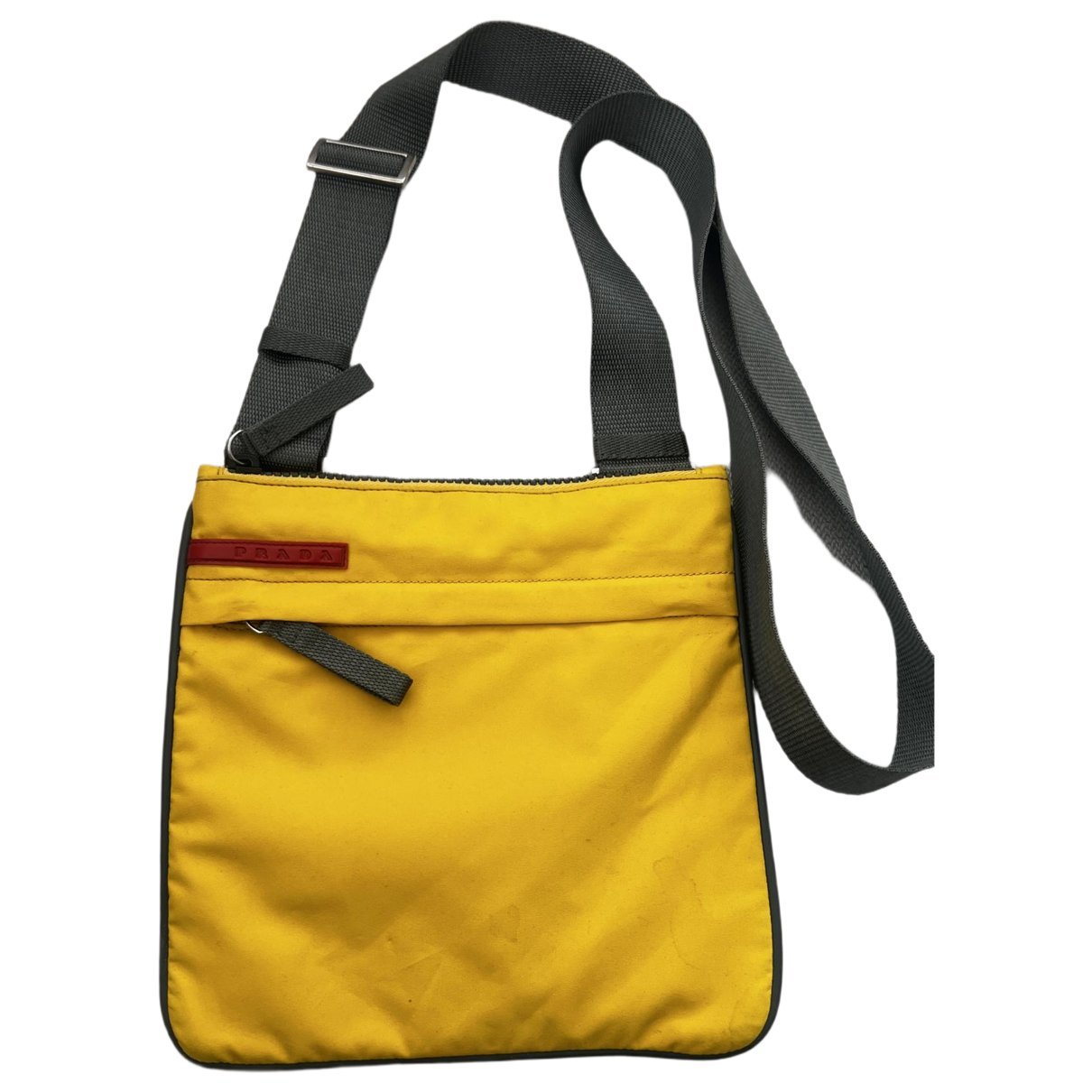 Linen crossbody bag