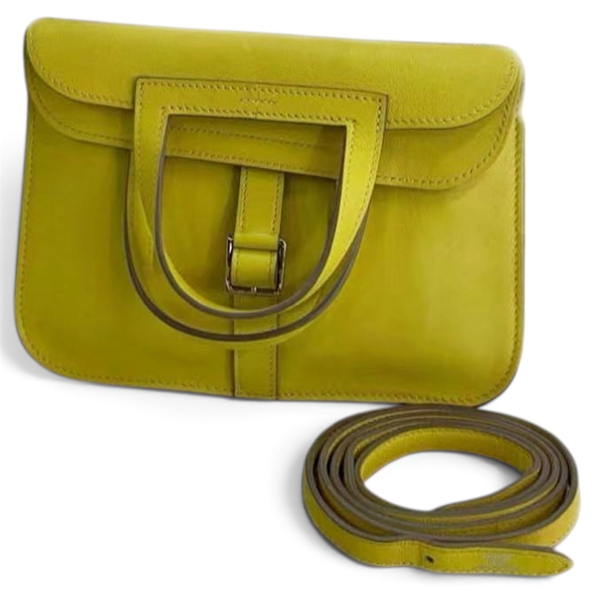 Halzan leather handbag