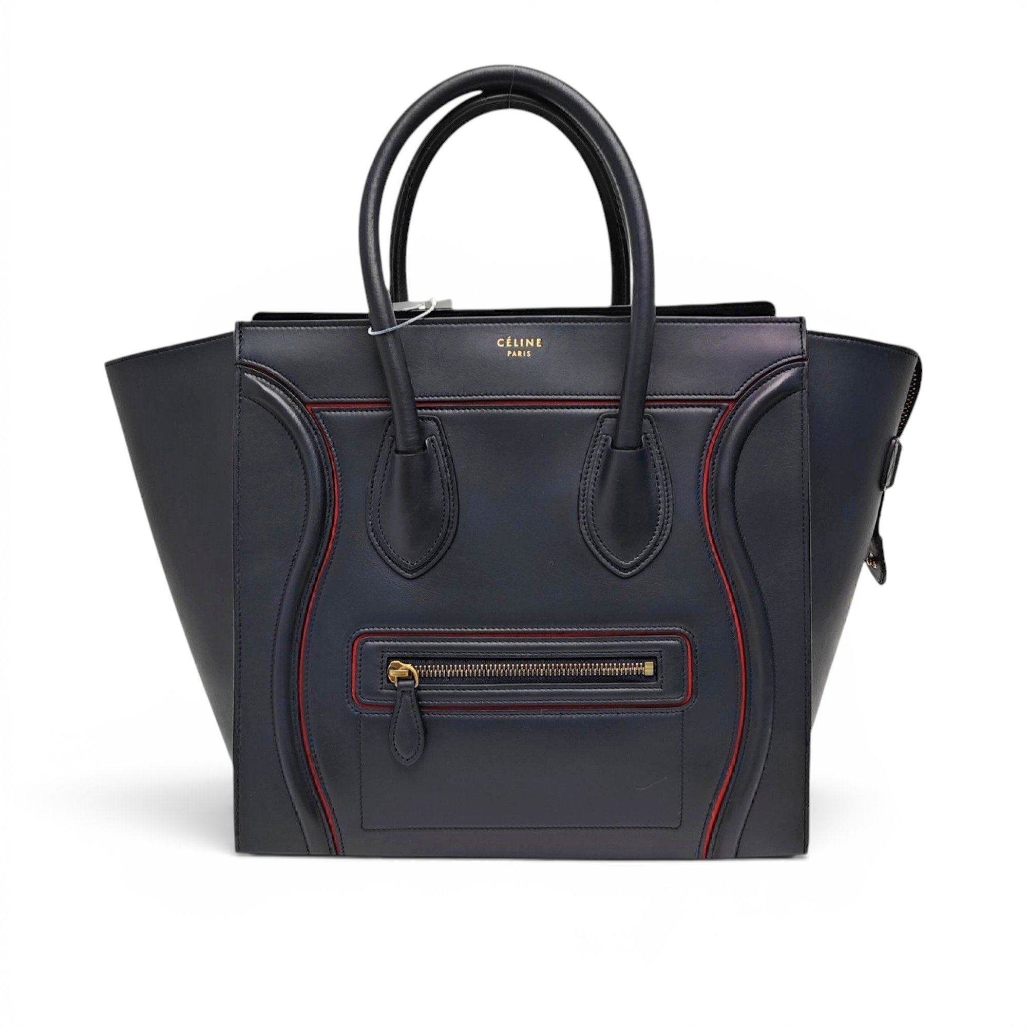 Luggage leather tote