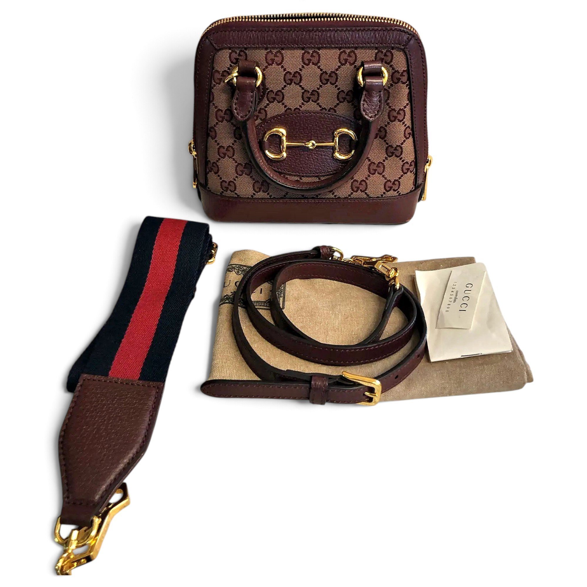 Handle Horsebit 1955 leather handbag