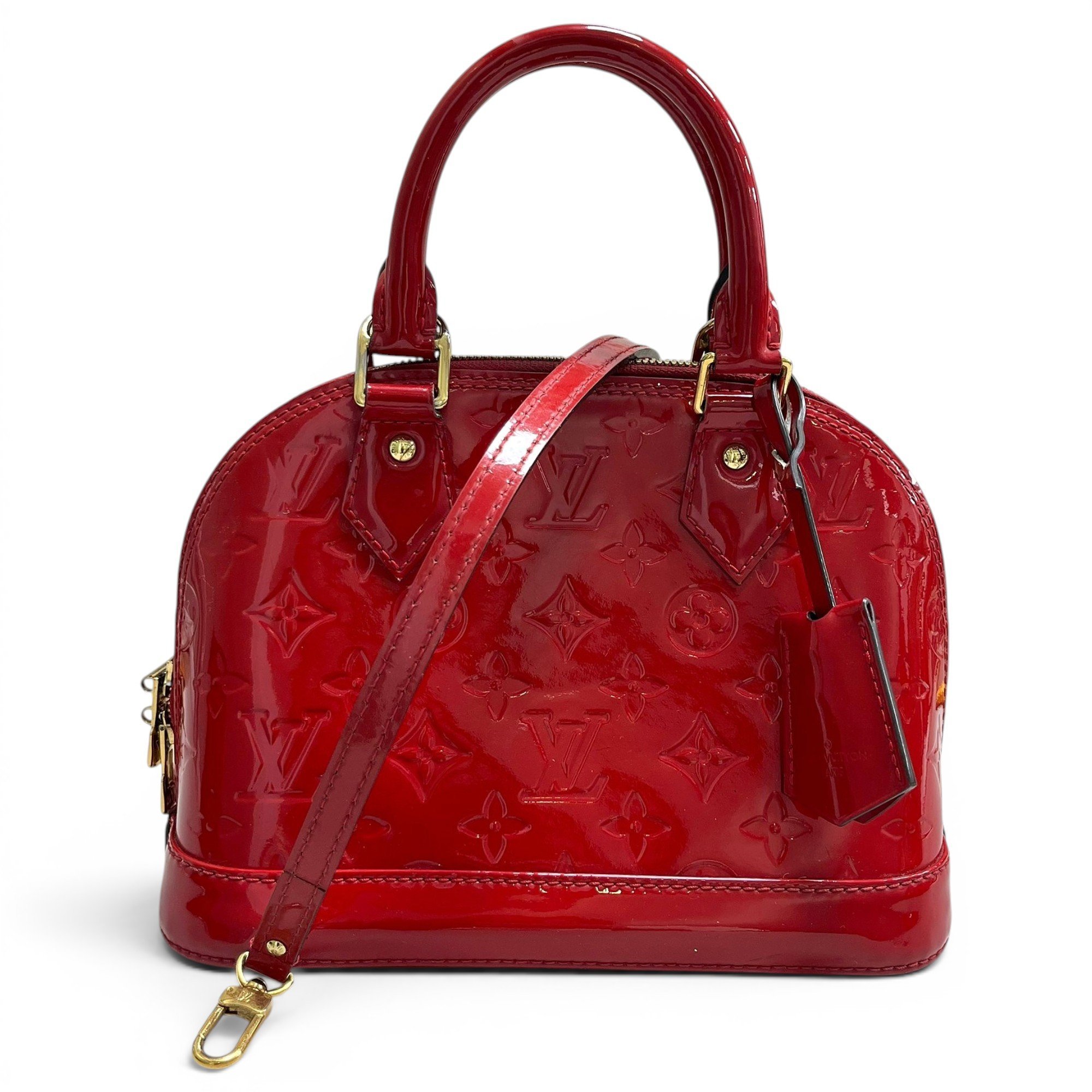 Alma BB patent leather handbag