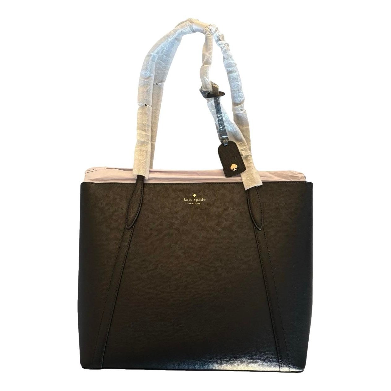Leather tote