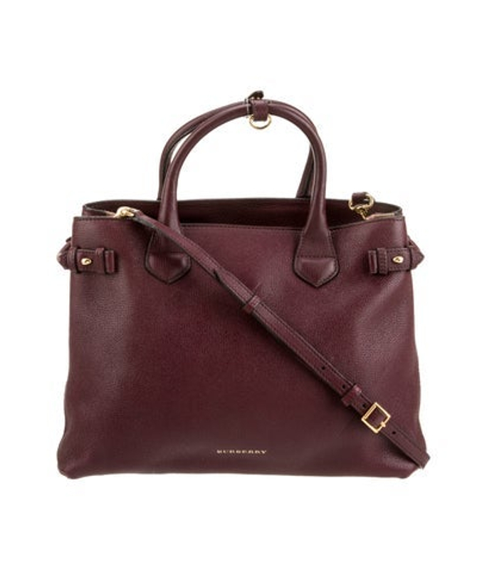 Burberry Leather Messenger Bag