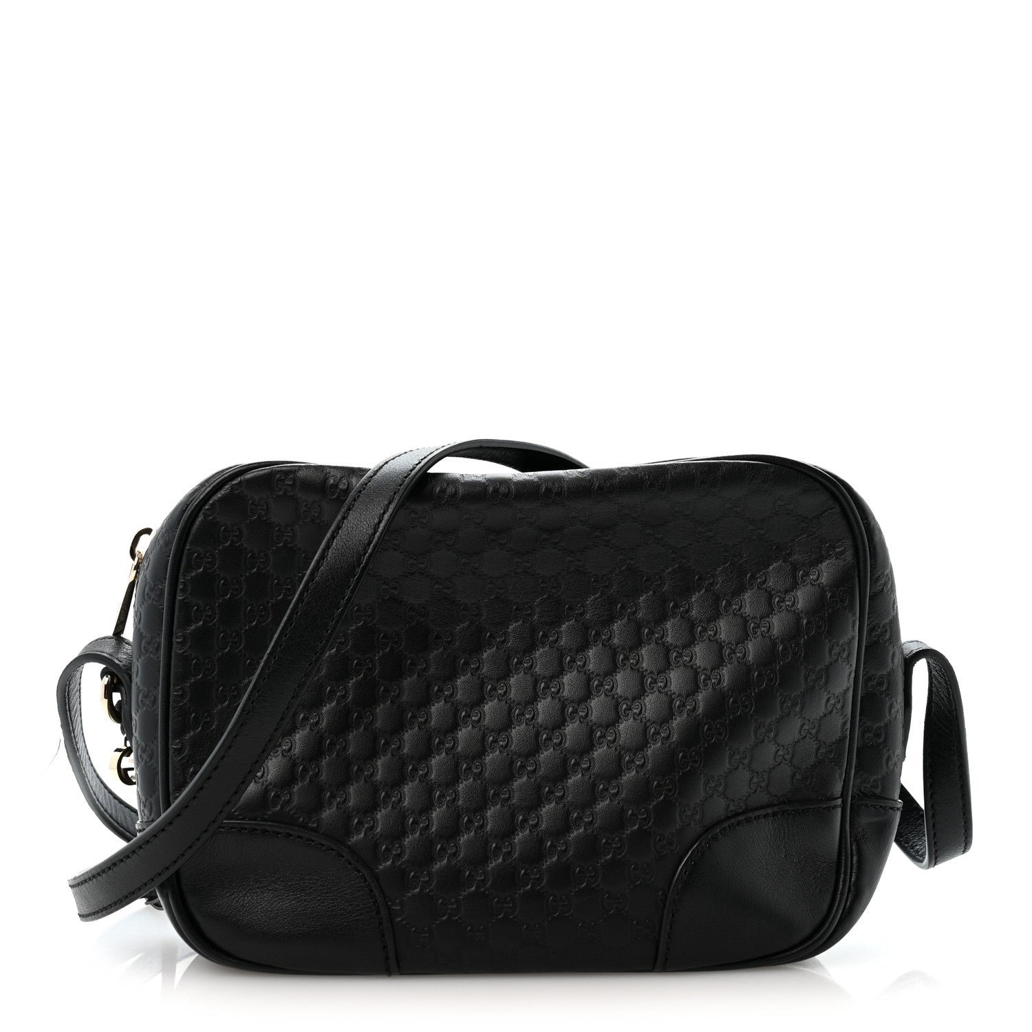 Gucci Microguccissima Mini Bree Messenger Bag Black