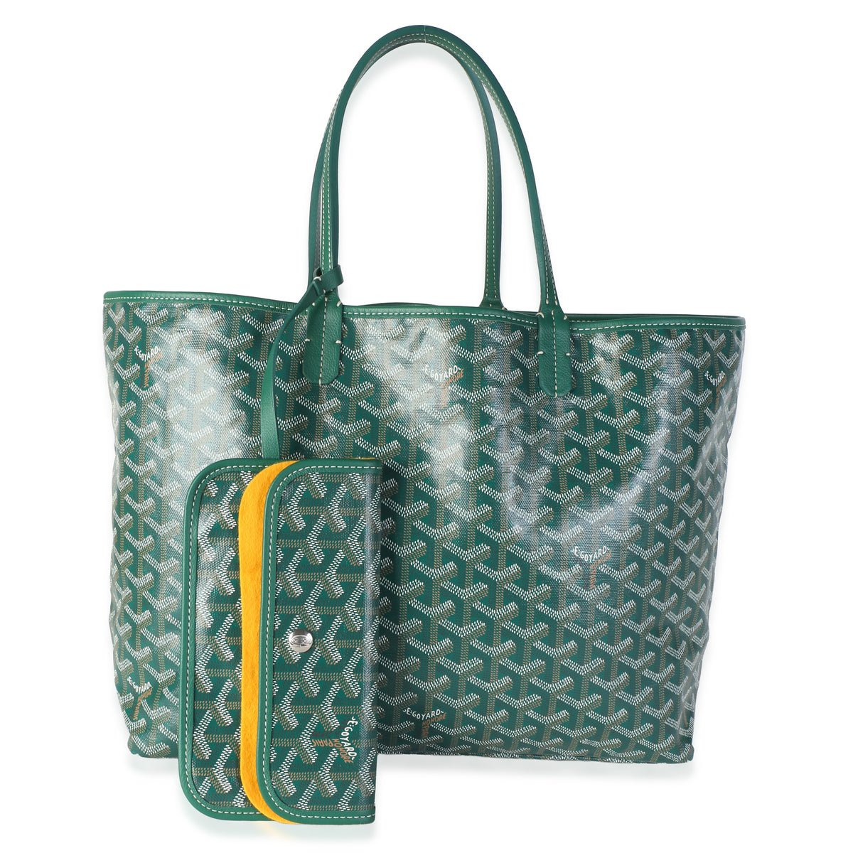 Green Goyardine Canvas Saint Louis PM