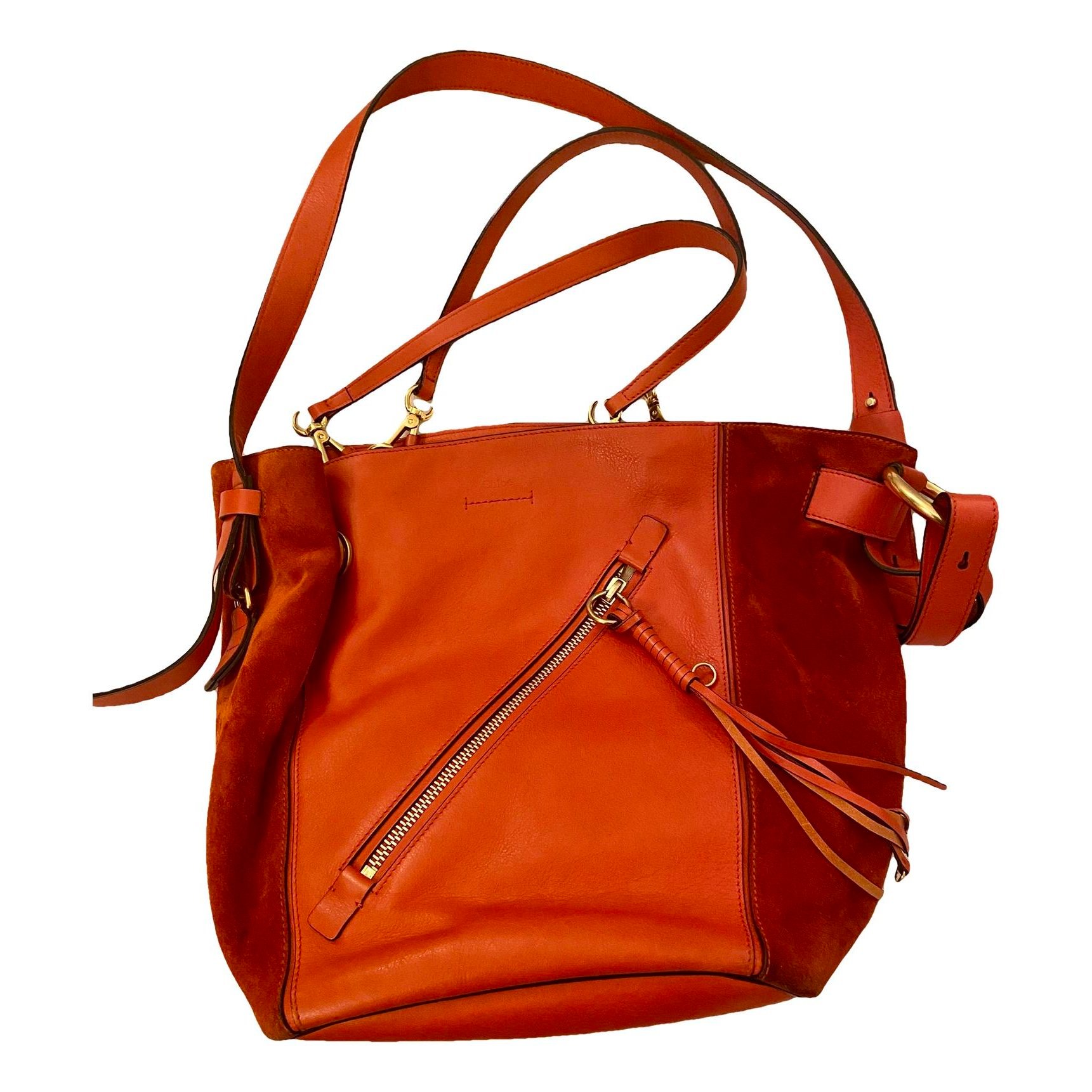 Leather handbag