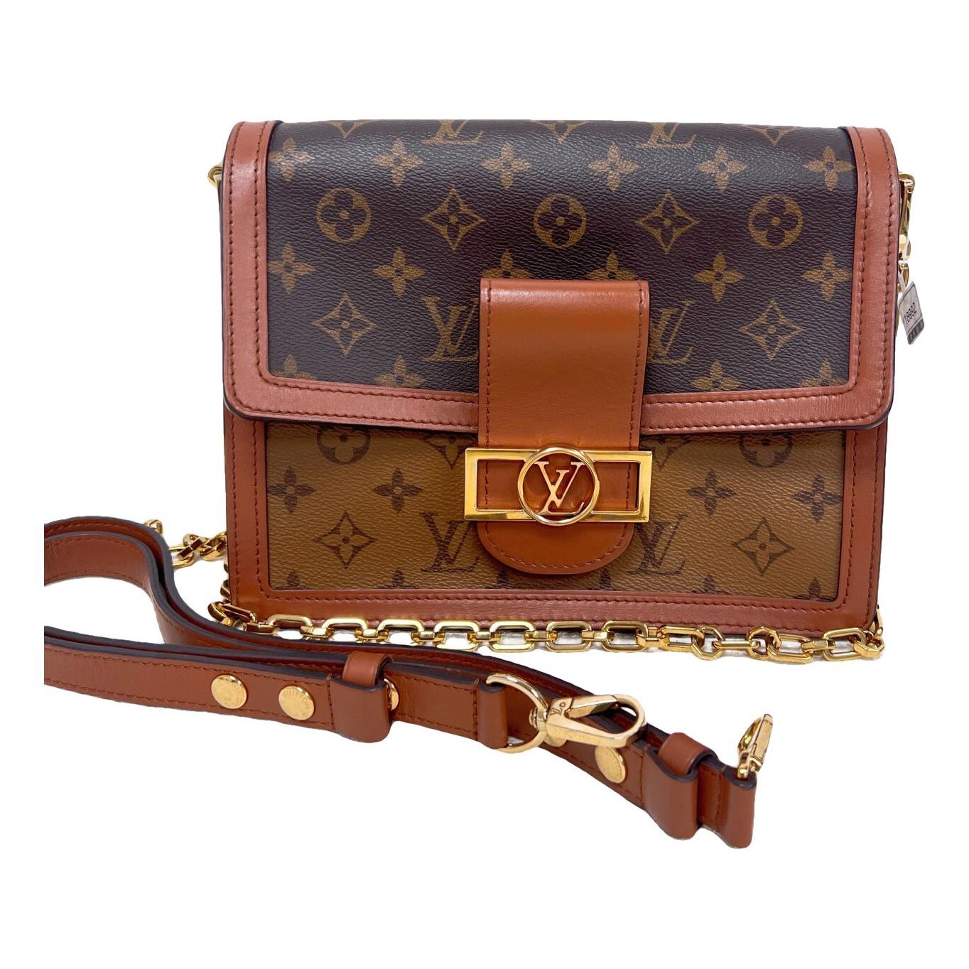 Dauphine leather handbag