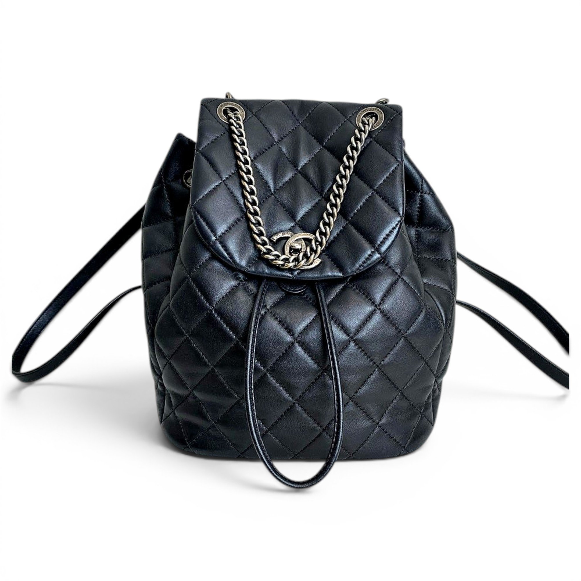 Leather backpack