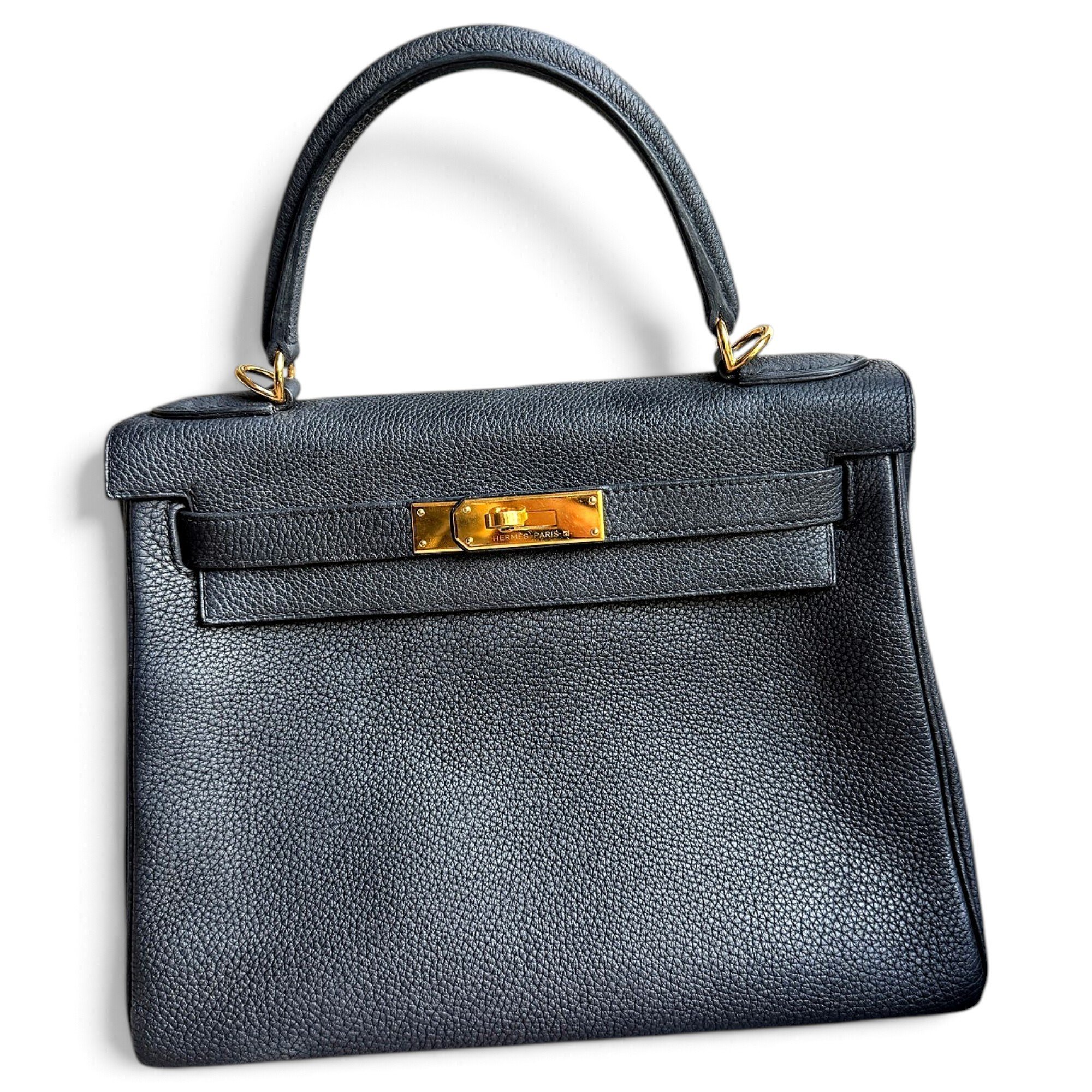 Kelly 28 leather handbag