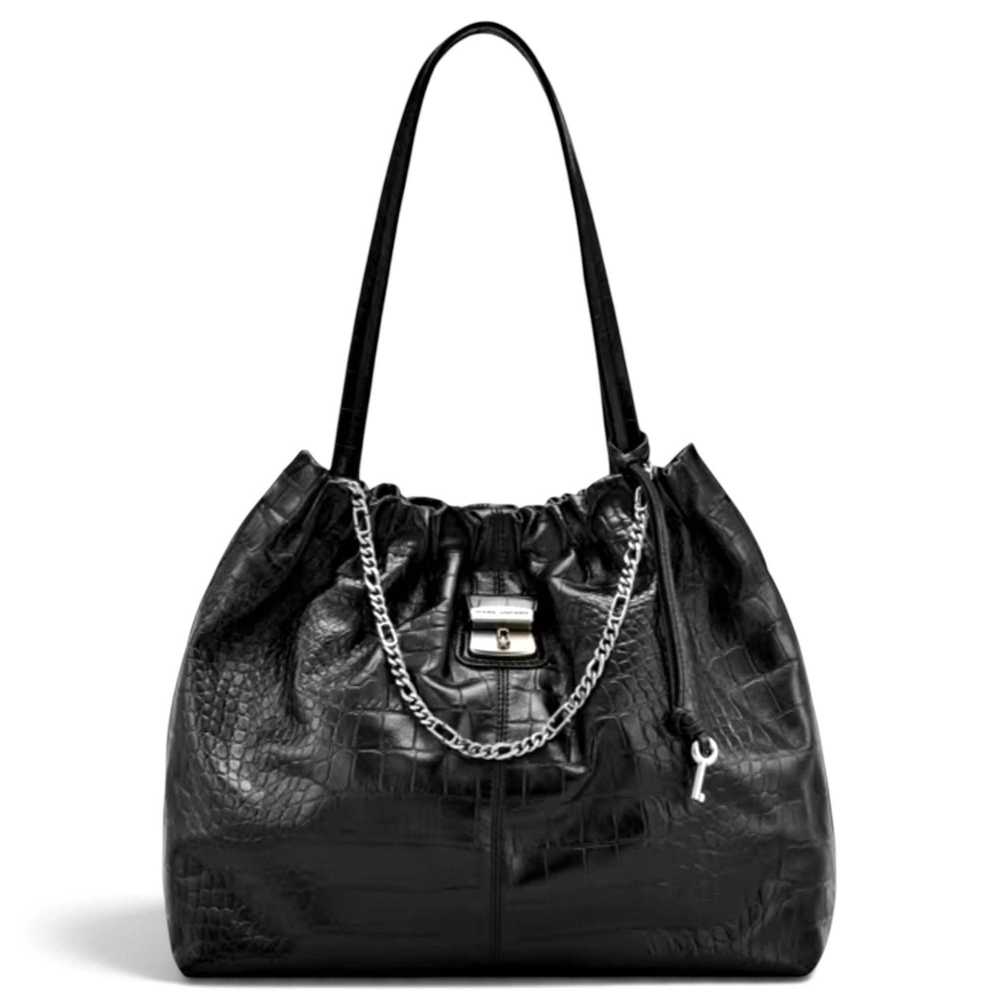 Leather tote