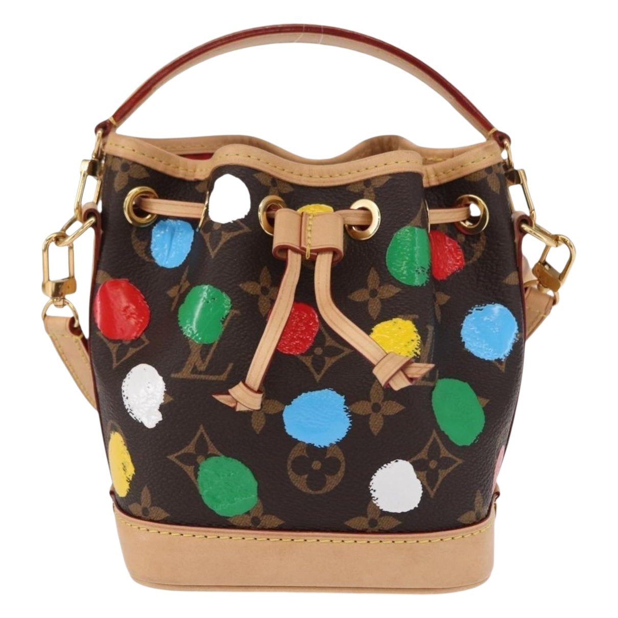 Nano Noé leather handbag
