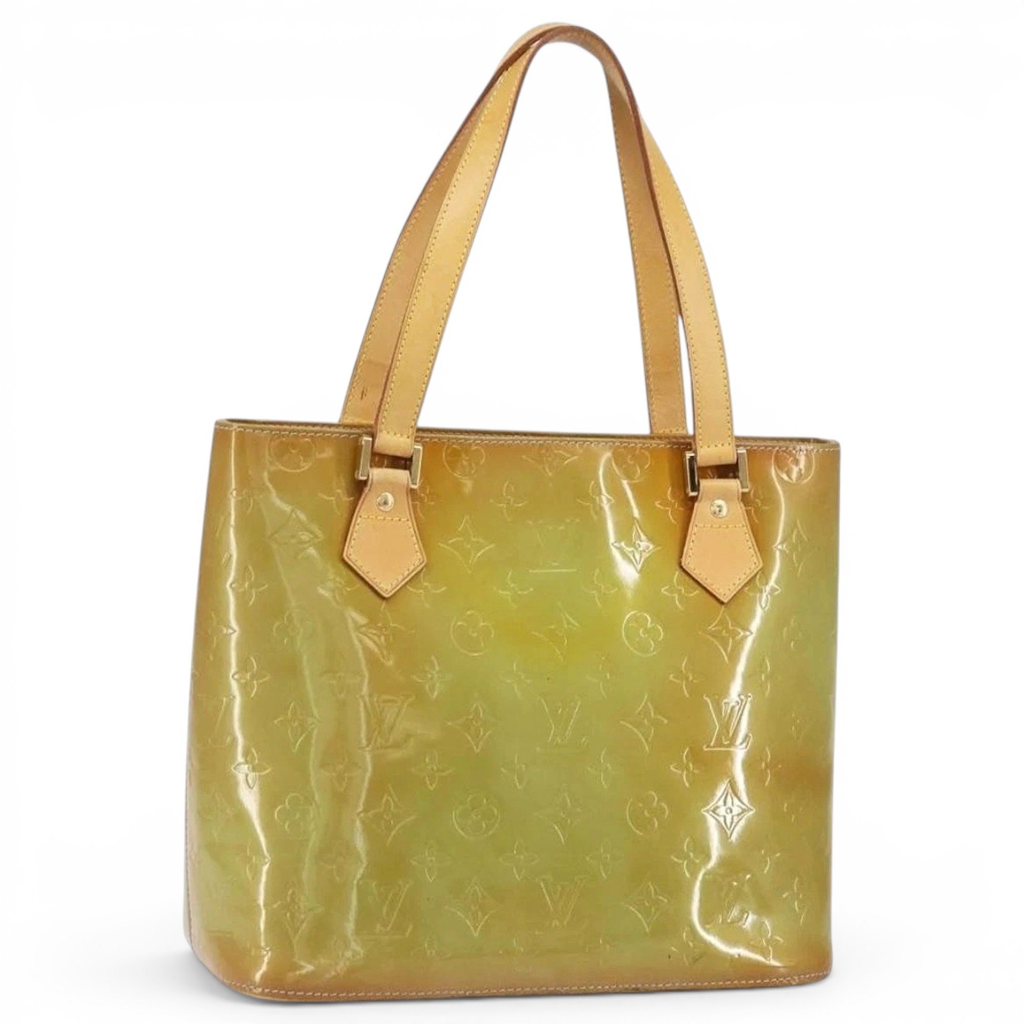 Patent leather handbag