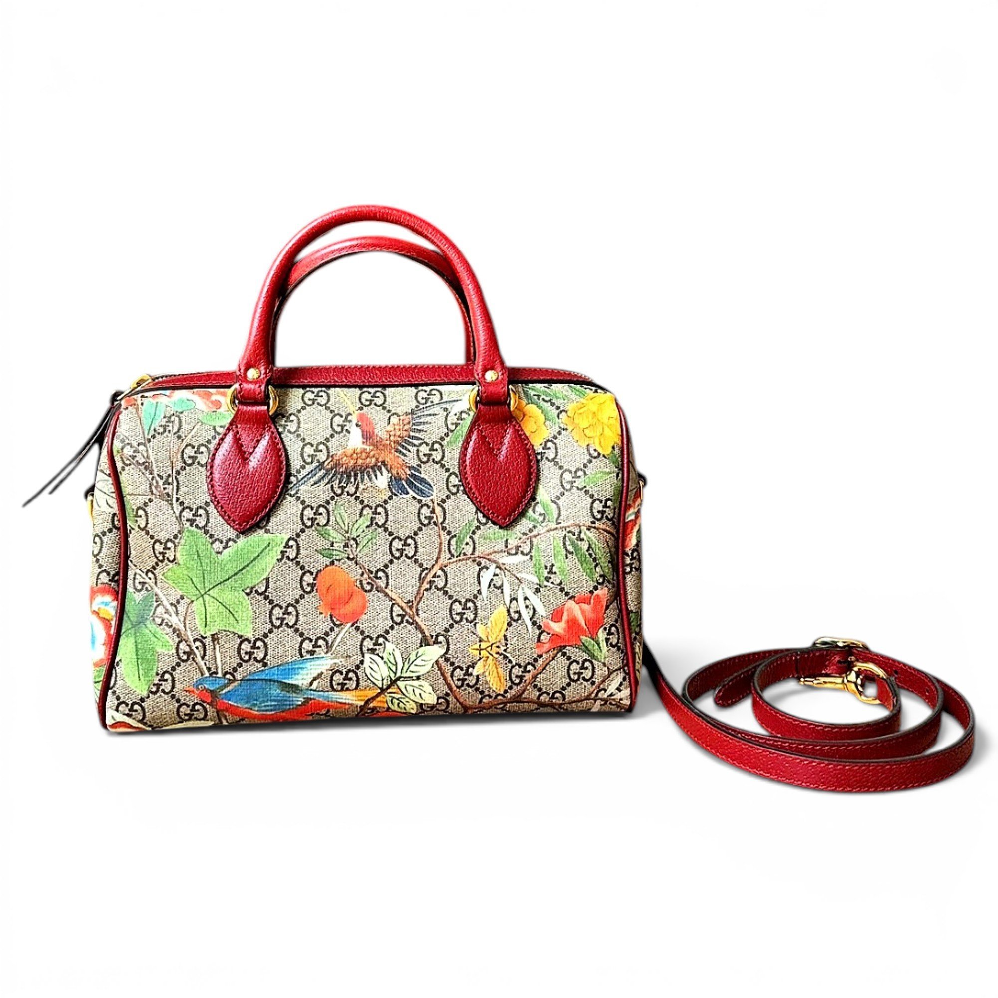 Boston leather handbag