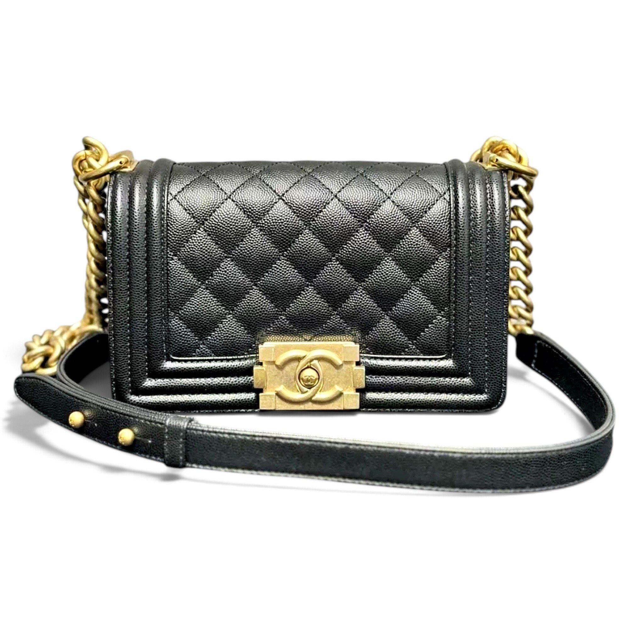 Boy leather crossbody bag