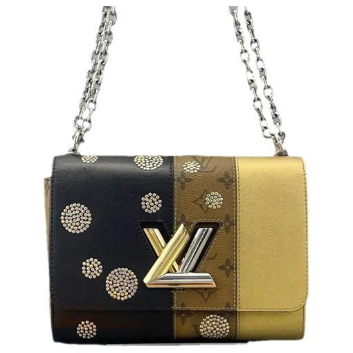 Twist leather crossbody bag