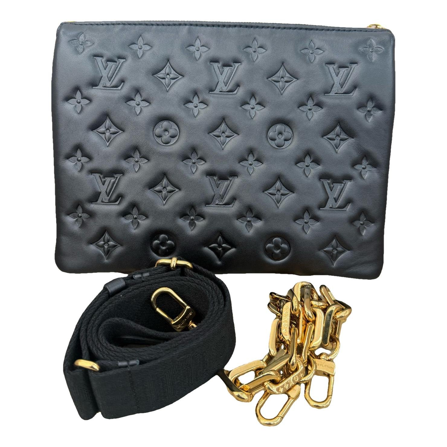 Coussin leather handbag