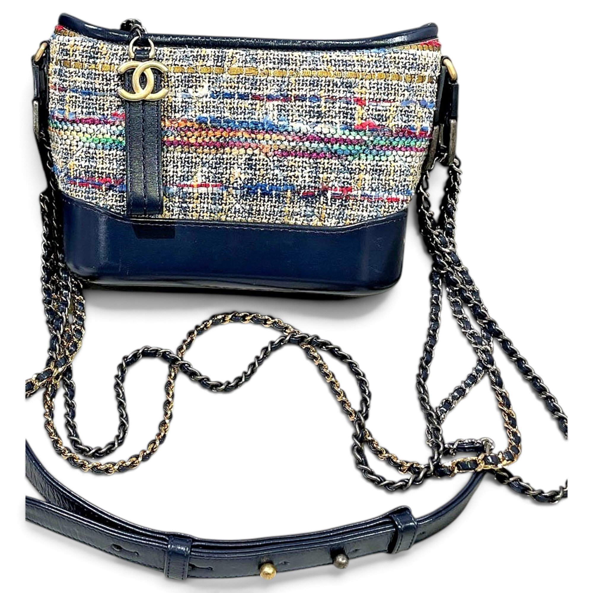Gabrielle tweed crossbody bag