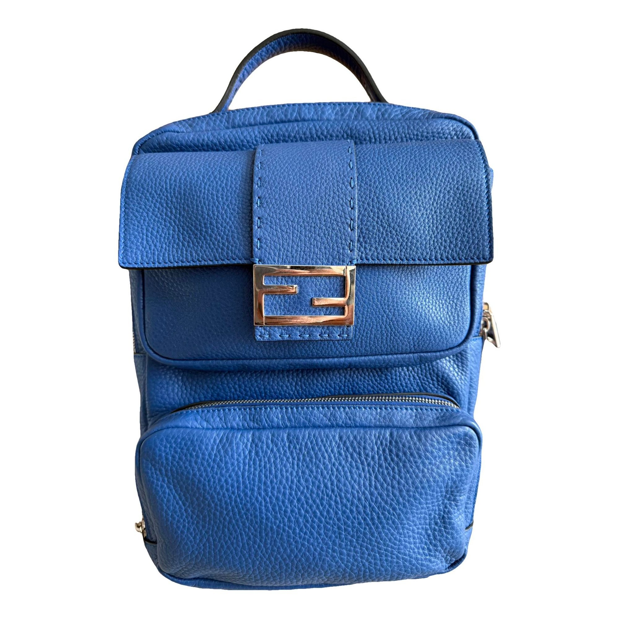 Leather backpack