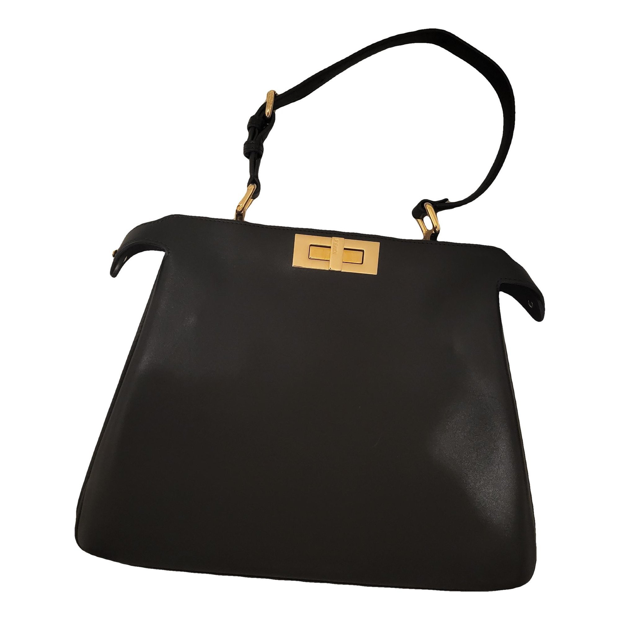 Peekaboo leather handbag