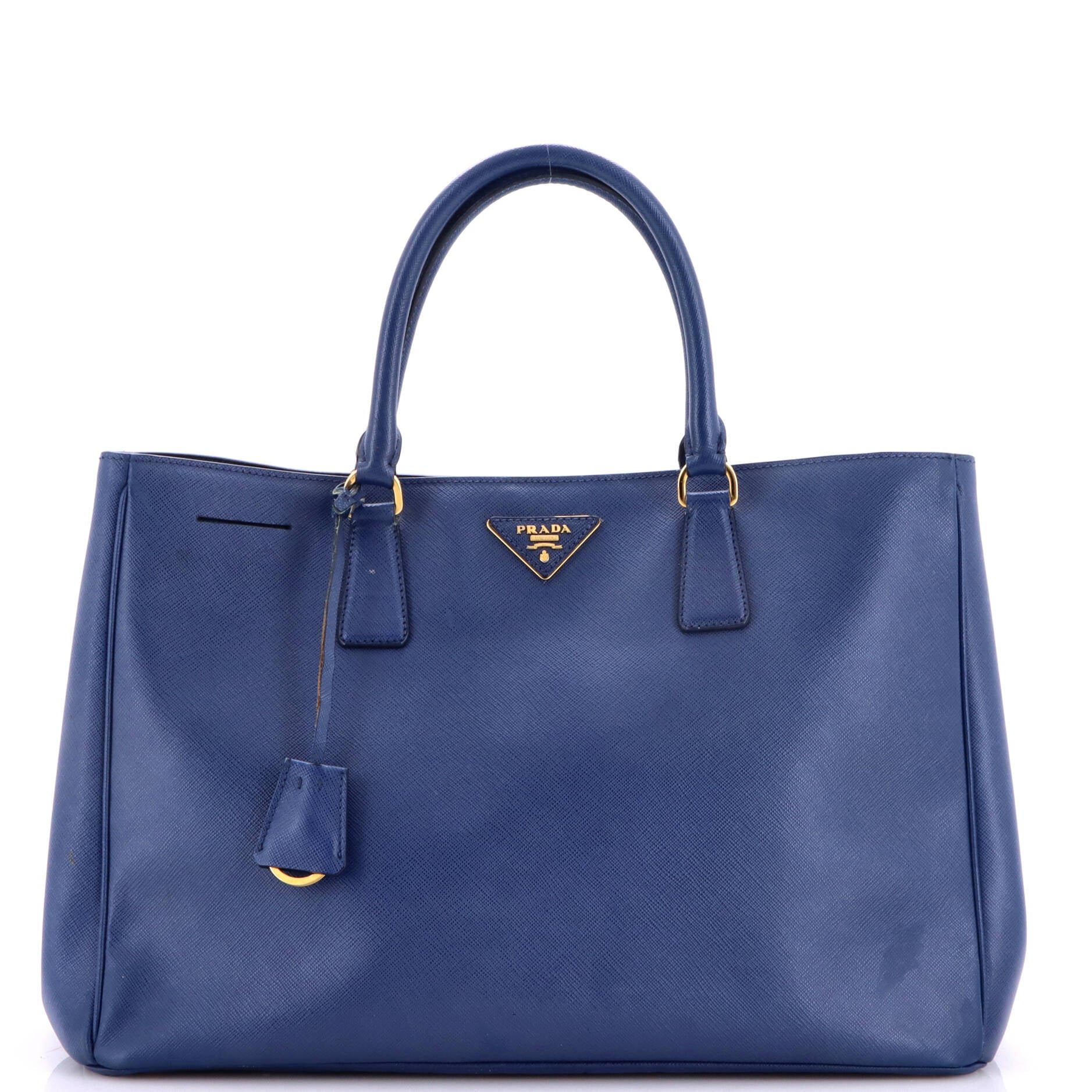 Lux Open Tote Saffiano Leather Medium