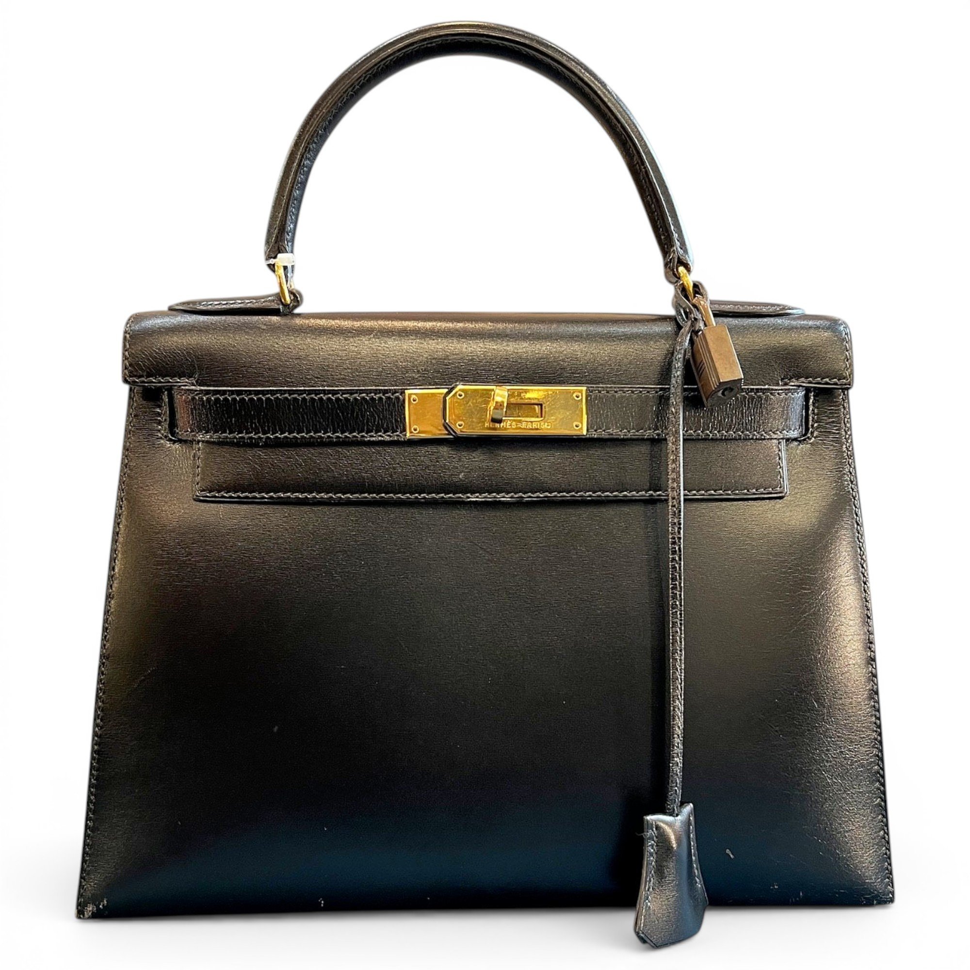 Kelly 28 leather handbag