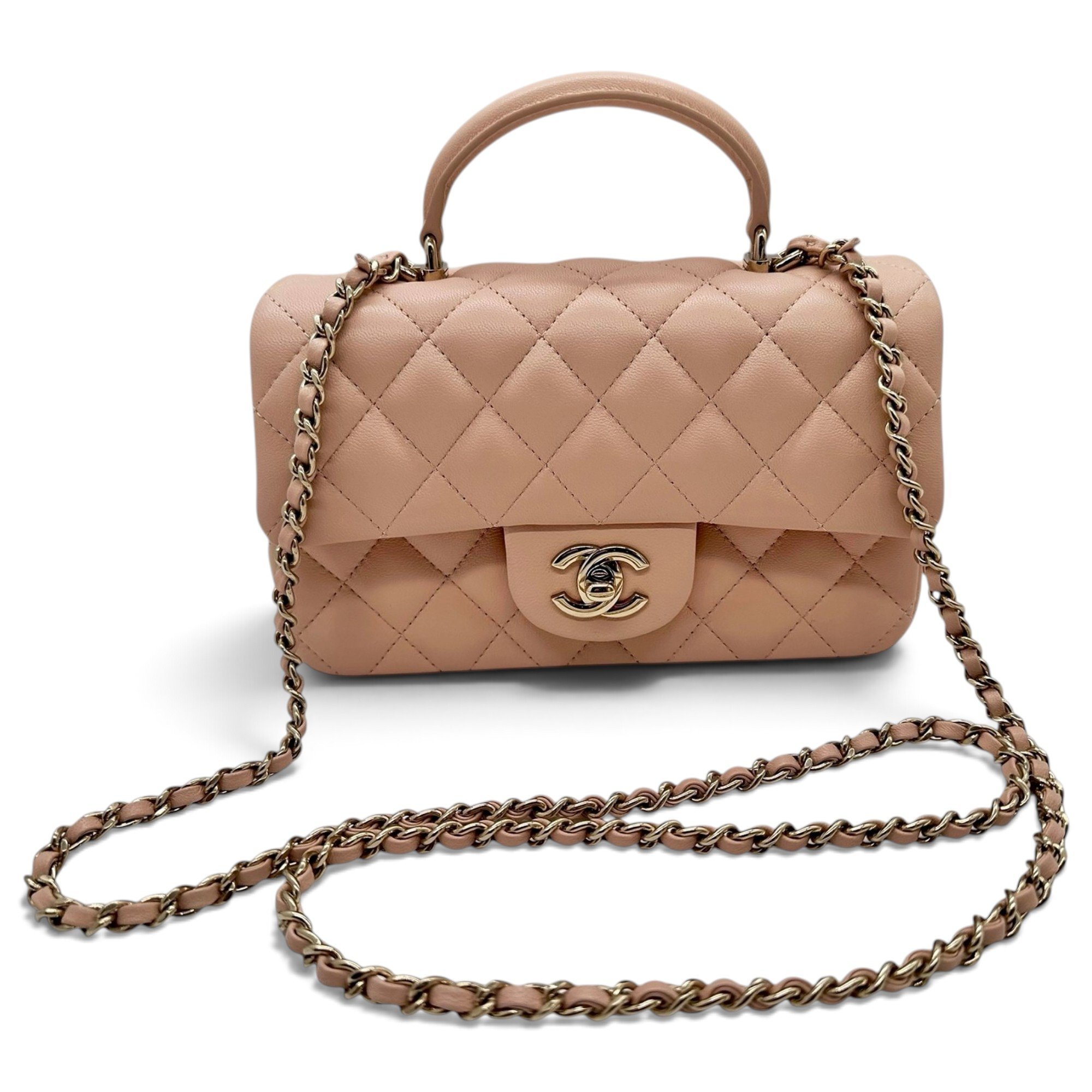 Timeless Classique Top Handle leather handbag
