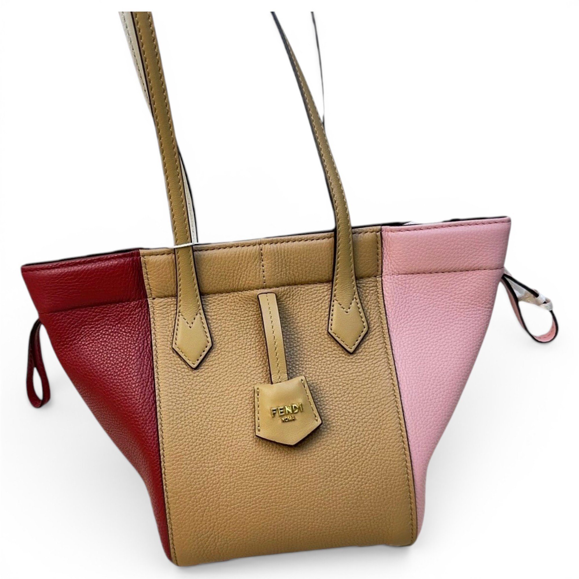 Origami leather handbag
