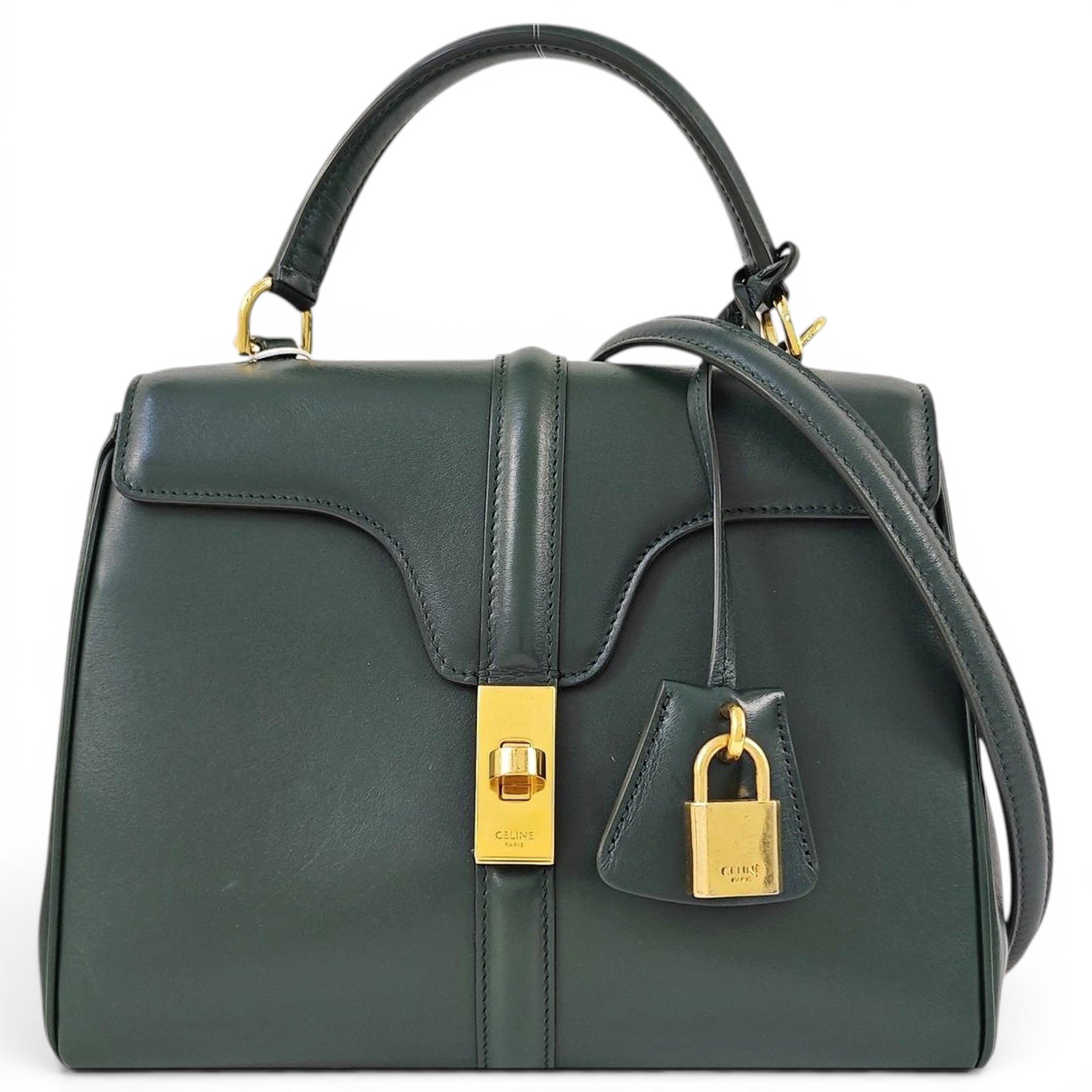 Sac 16 leather crossbody bag