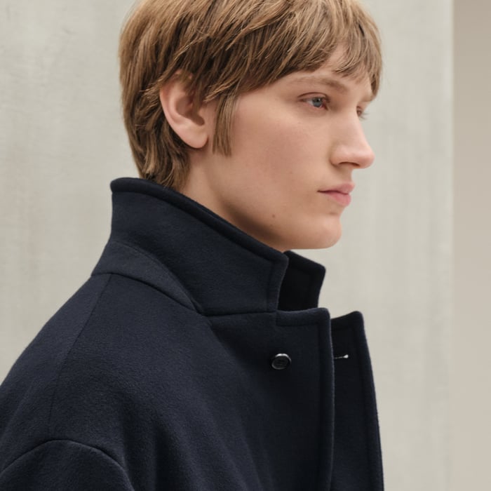 Marine Petit Paul Cashmere Coat