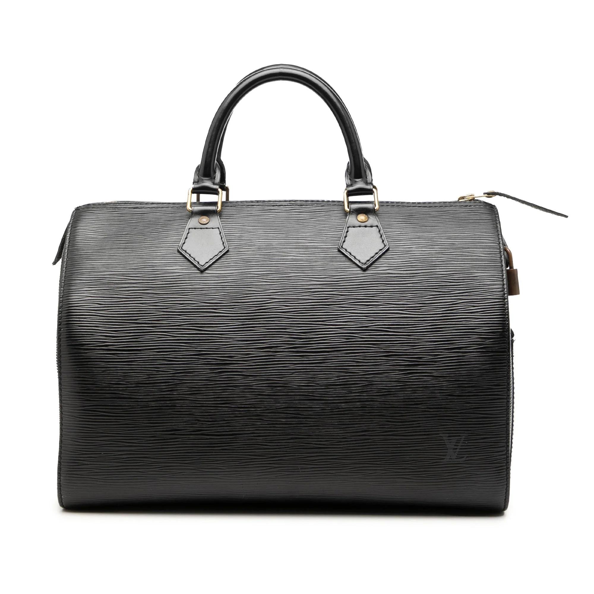 Speedy leather bag