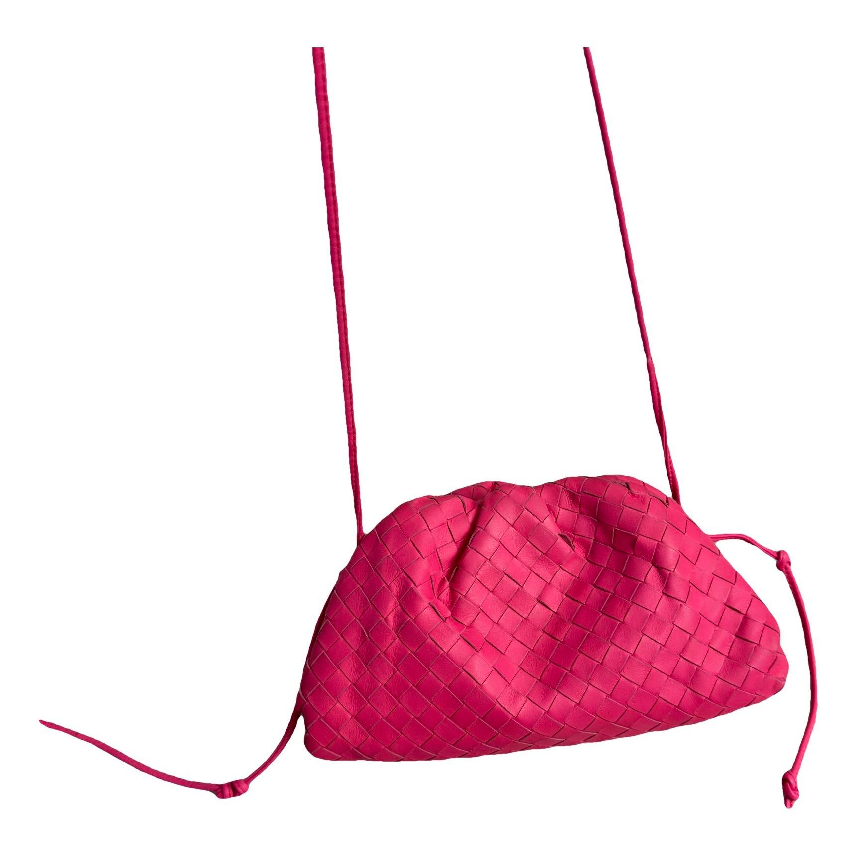 Pouch leather crossbody bag