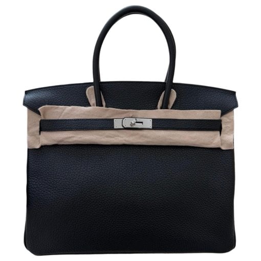 Birkin 35 leather handbag