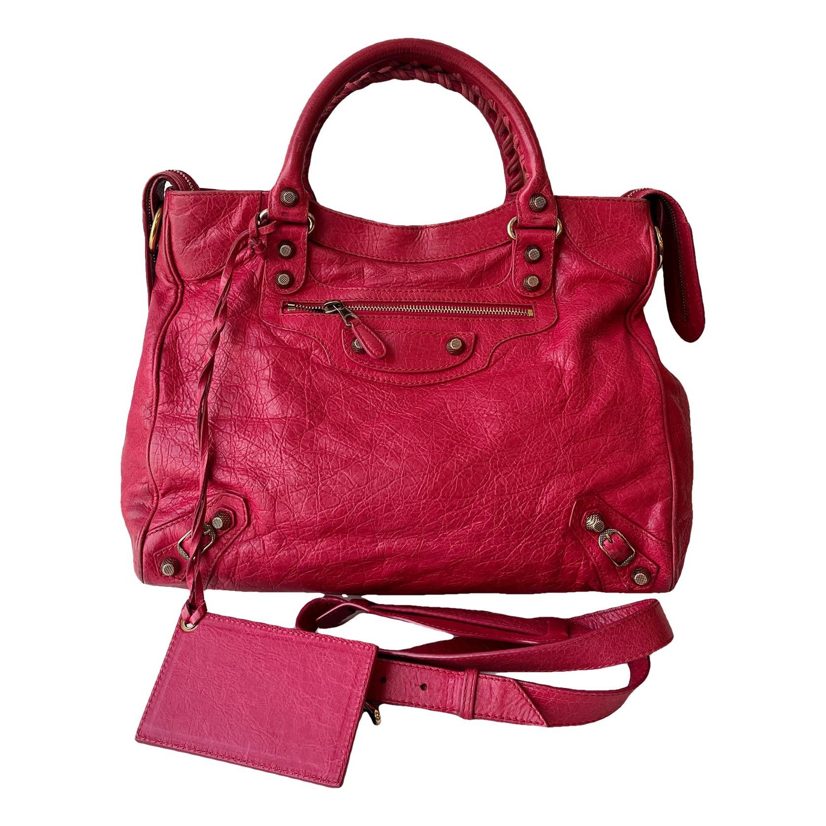 Vélo leather handbag