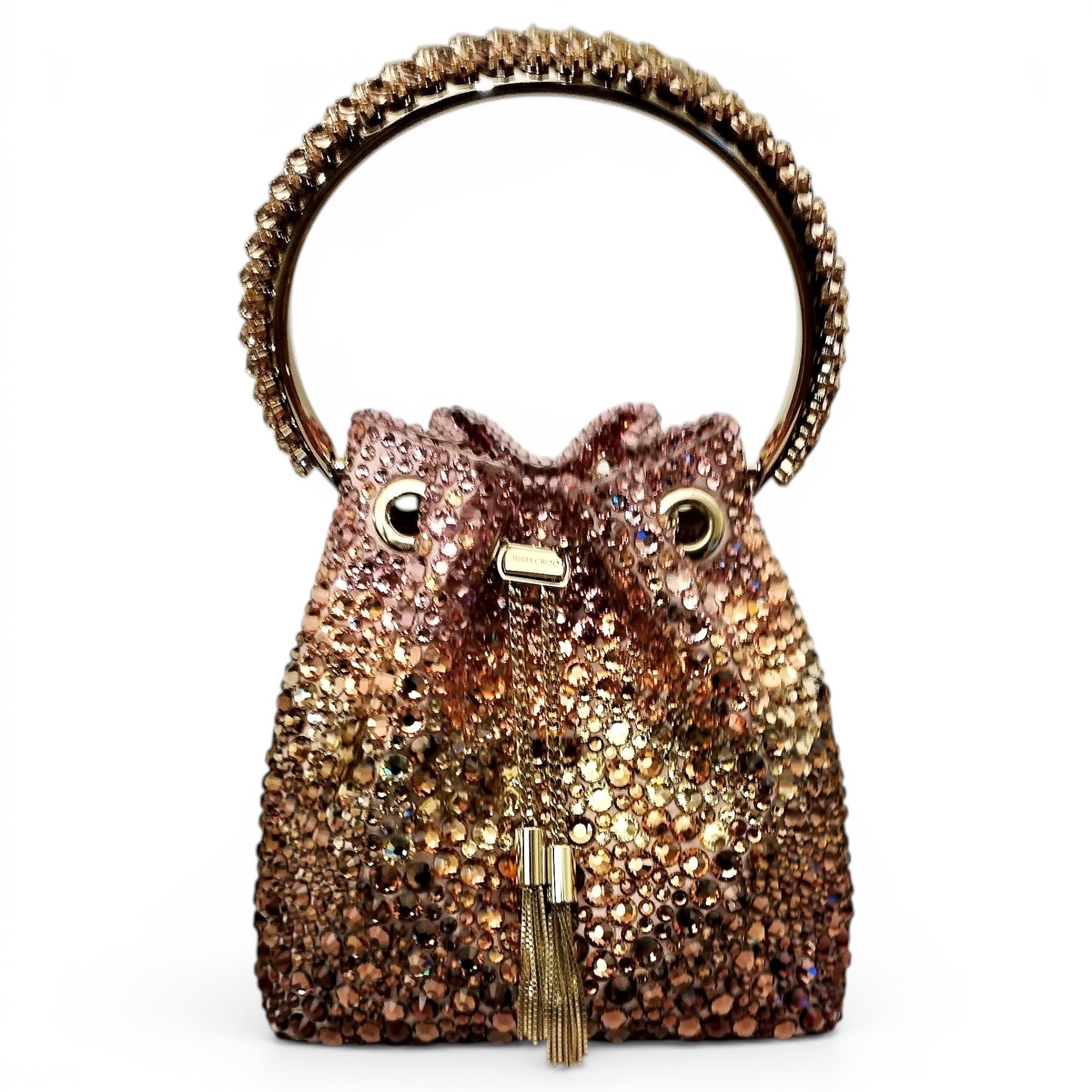 Jimmy Choo Bon glitter handbag