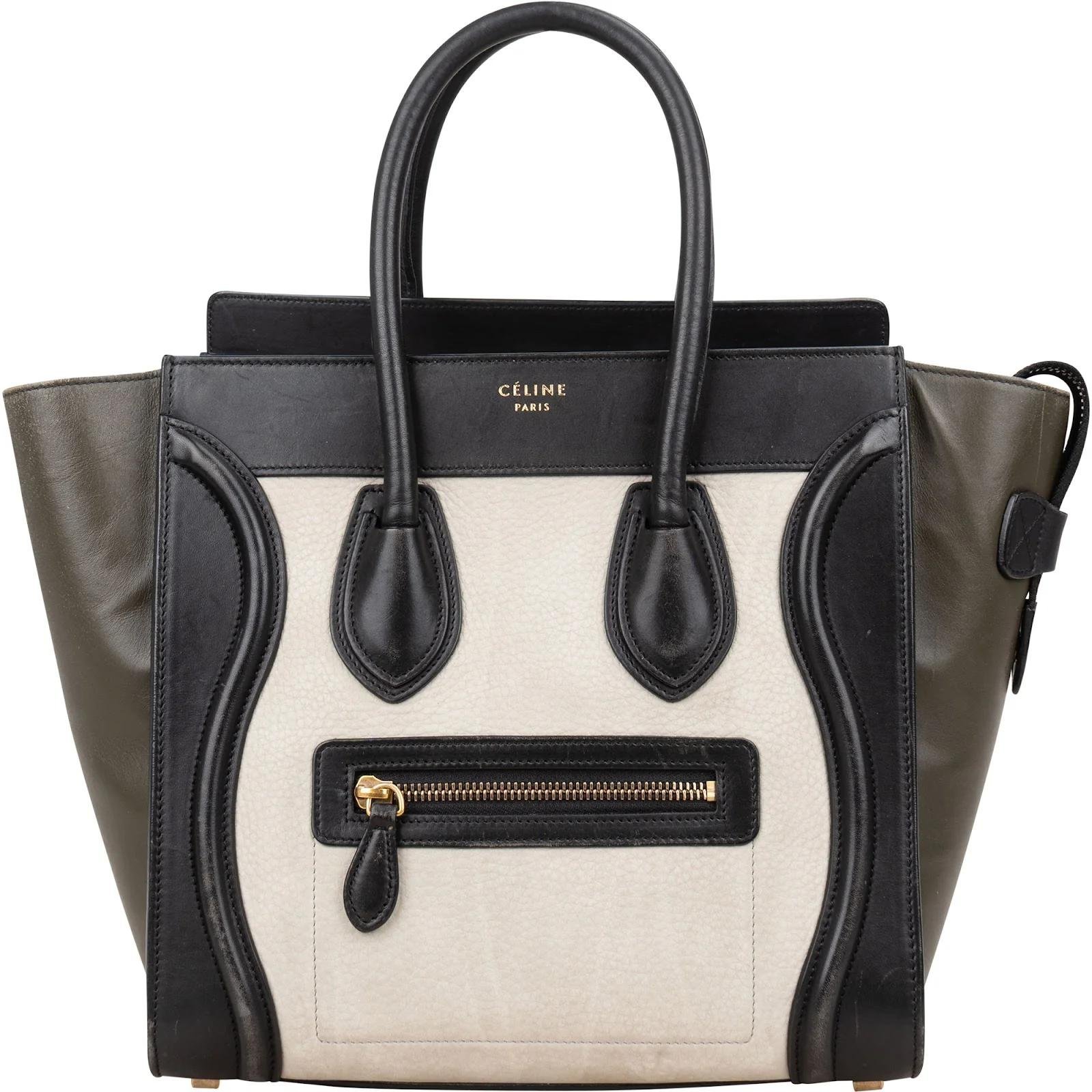 Luggage leather handbag
