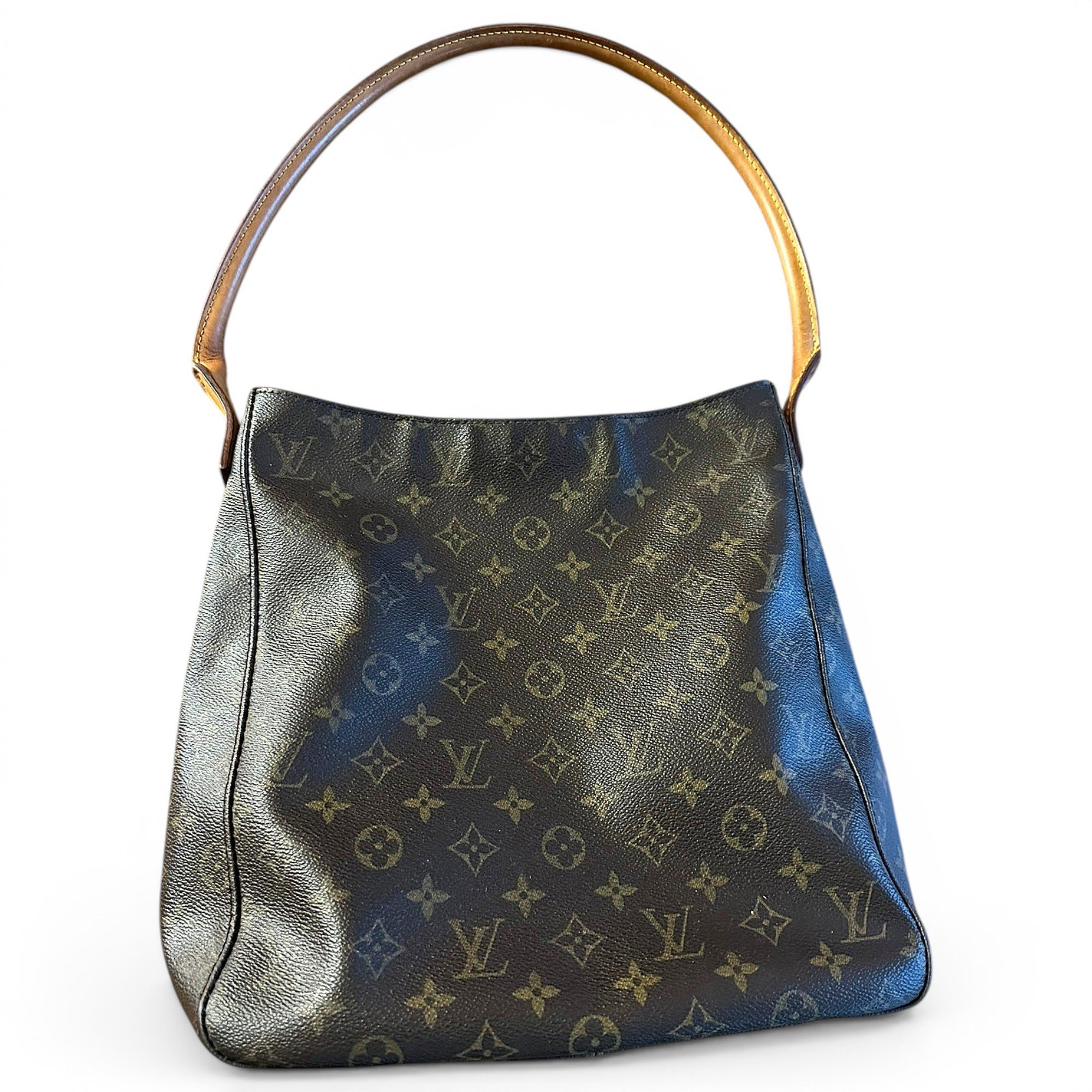 Looping cloth handbag