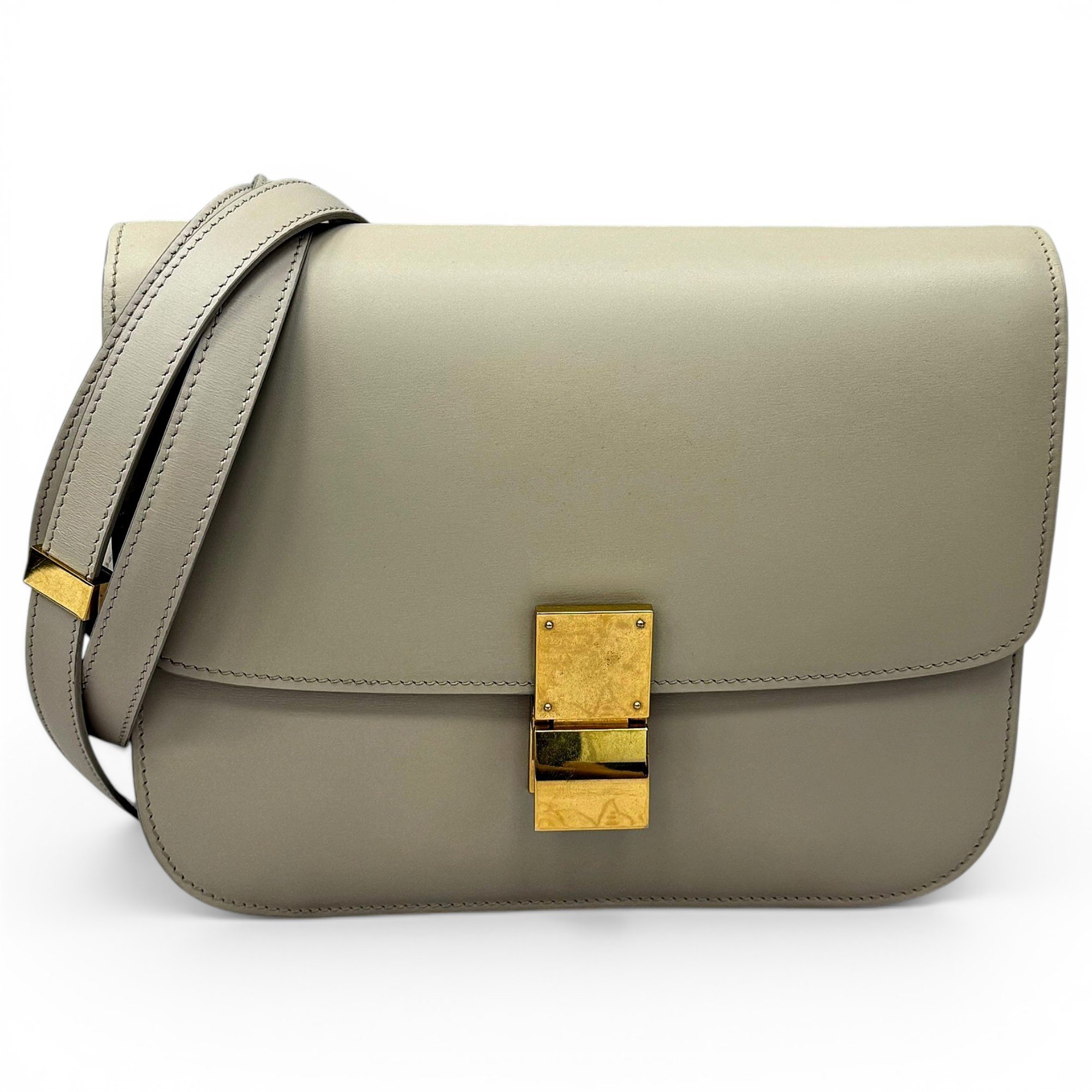 Classic leather handbag