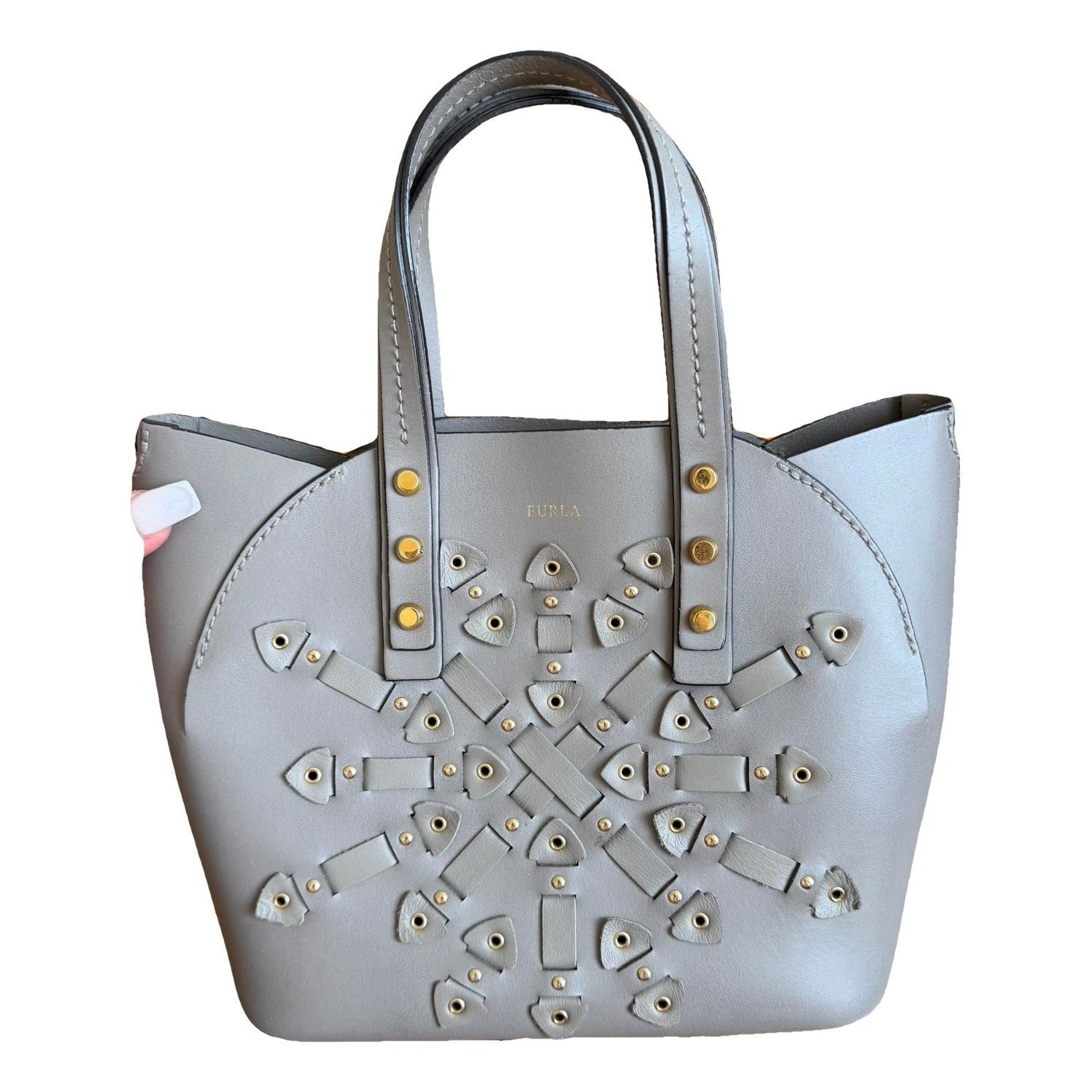Leather handbag