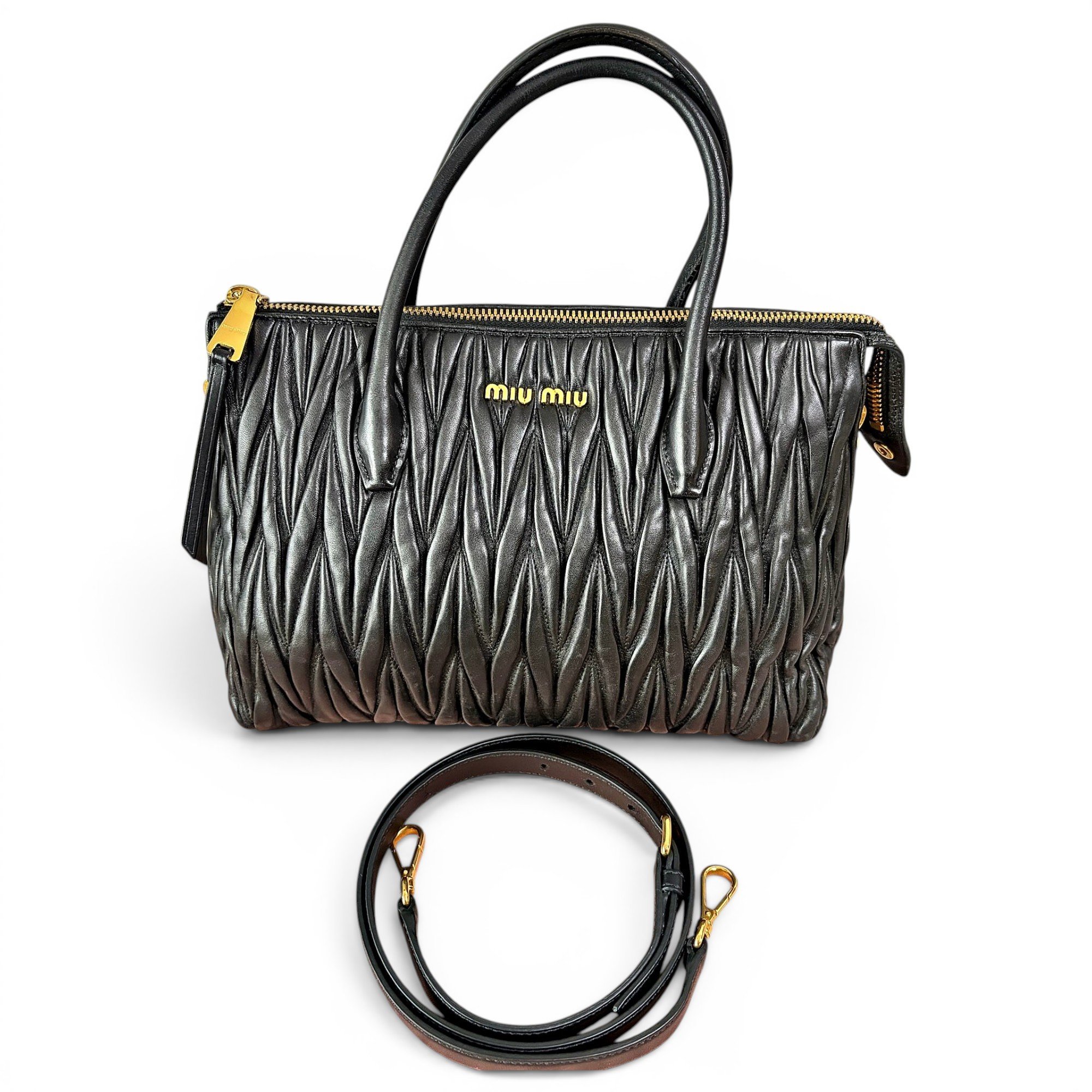 Leather handbag