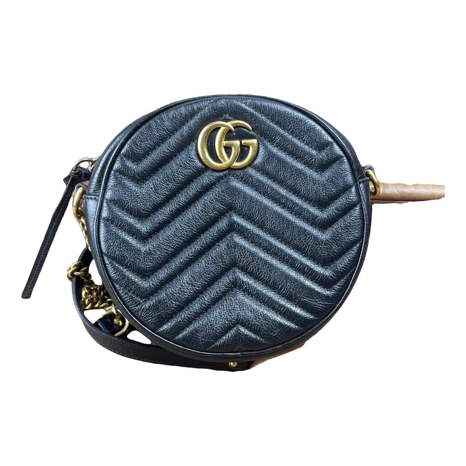 GG Marmont Circle leather crossbody bag