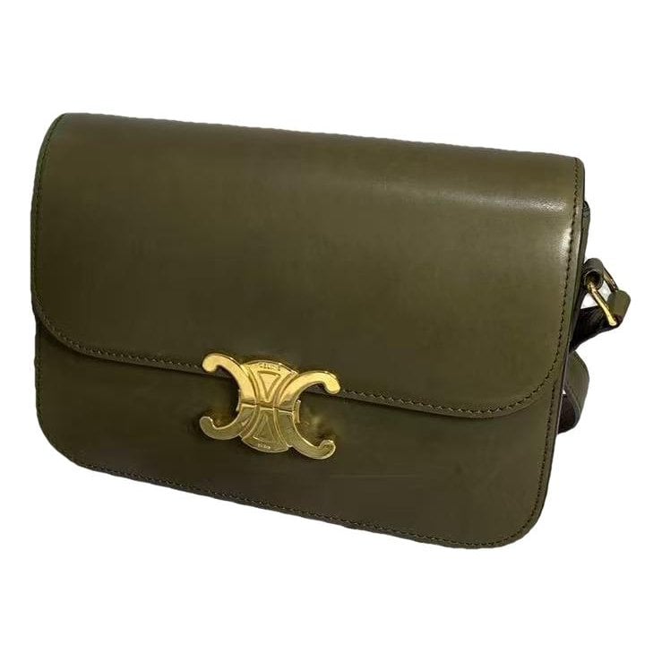 Triomphe leather handbag