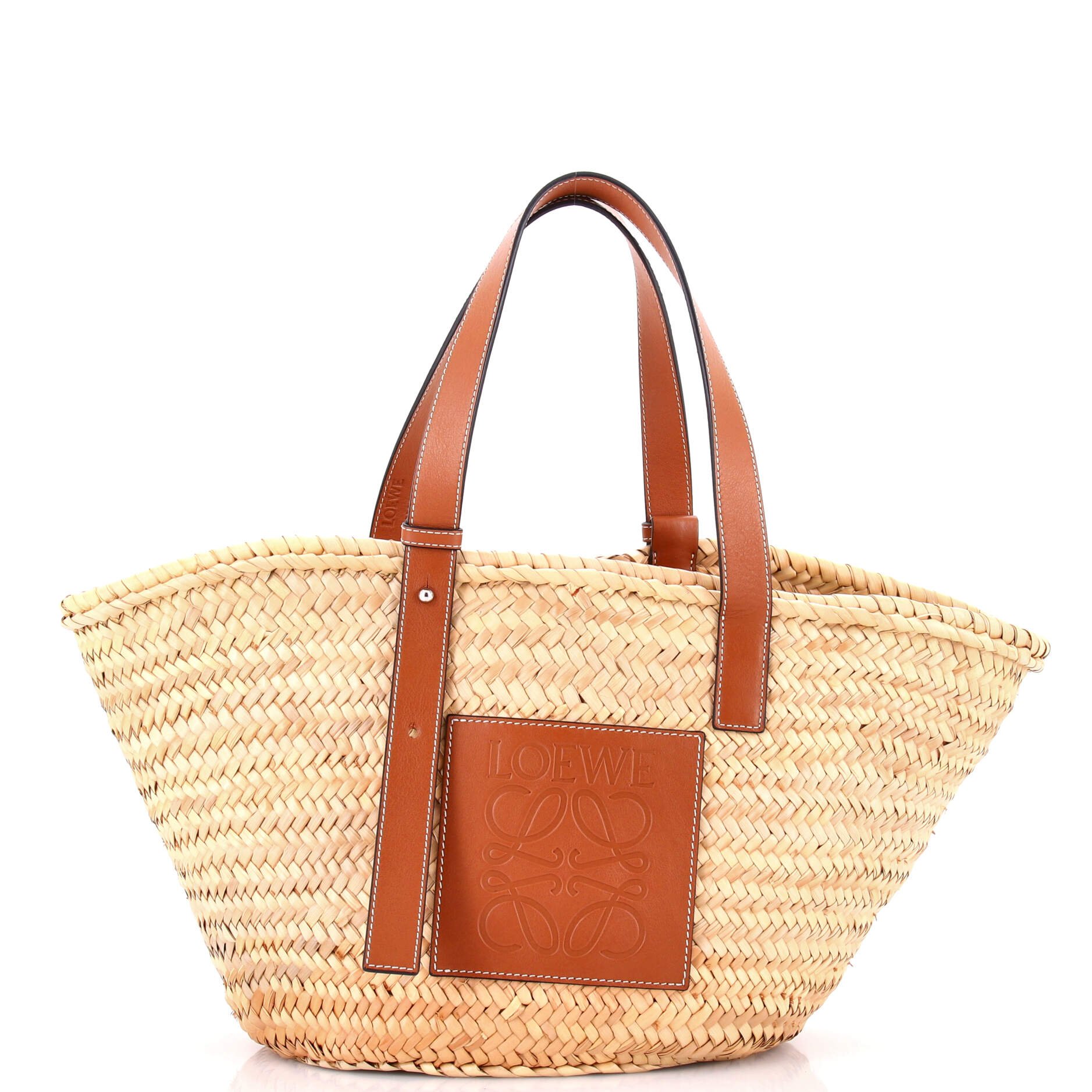 Basket Tote Raffia Medium