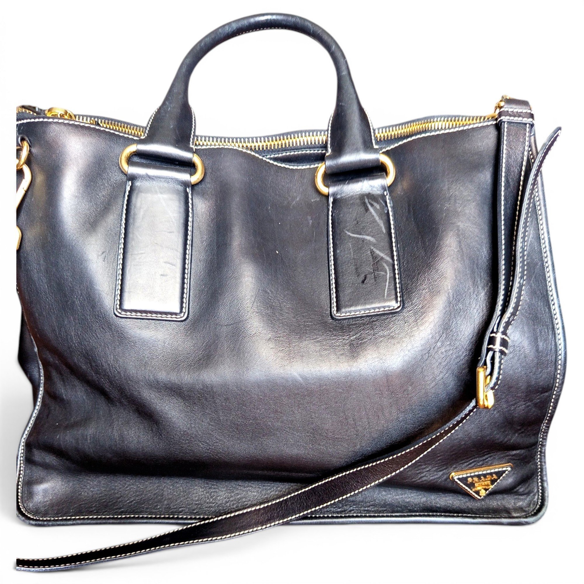Leather crossbody bag
