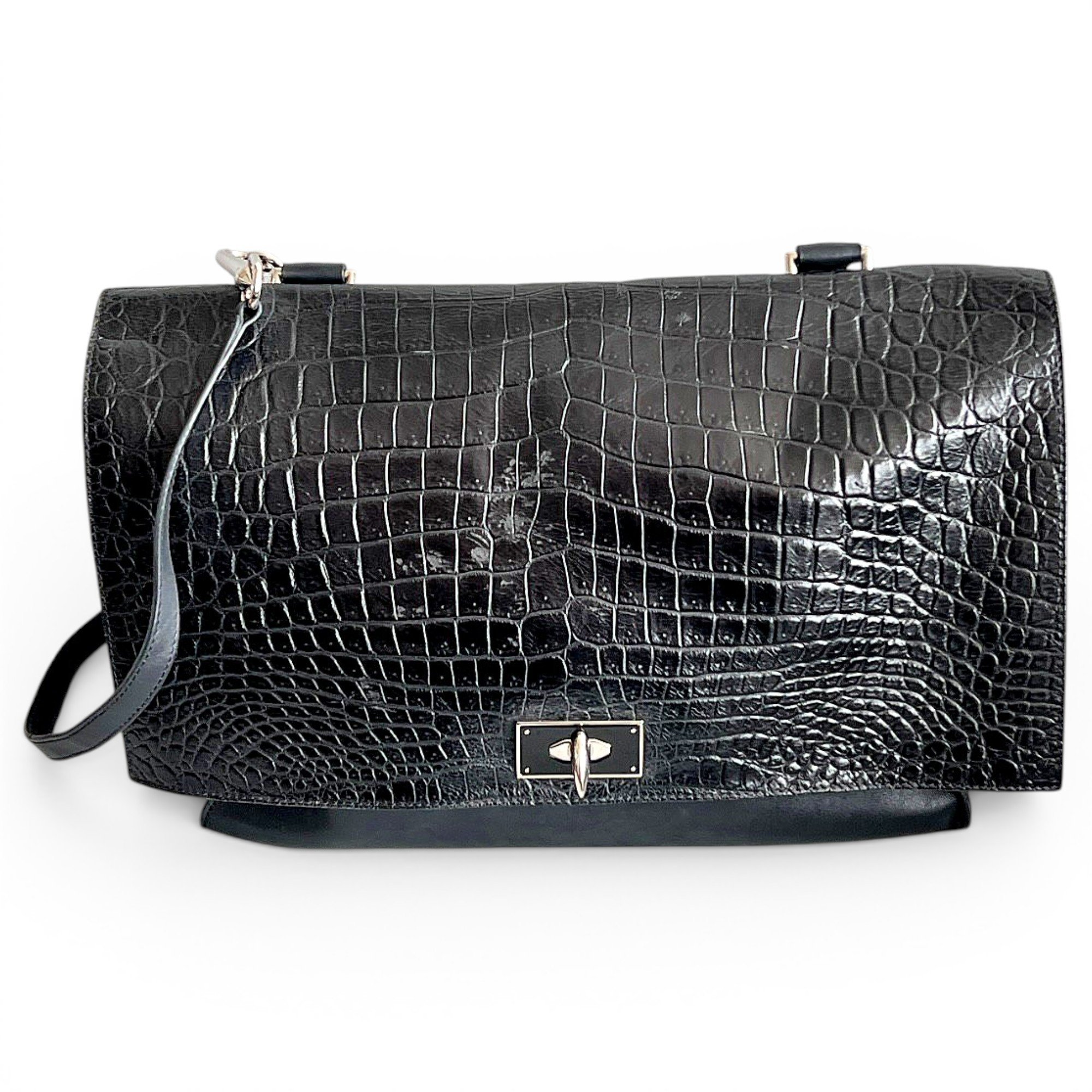 Shark leather handbag