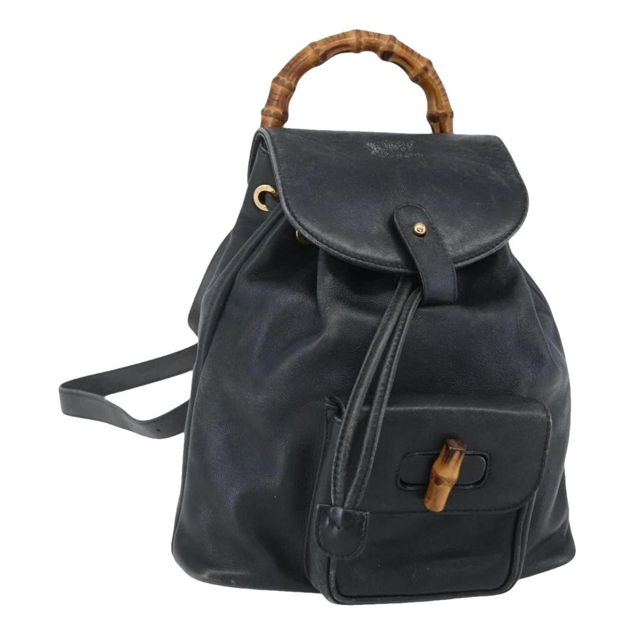Leather backpack